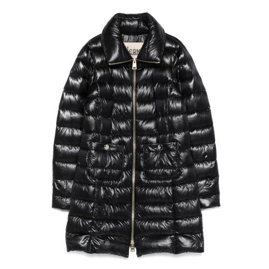 ダウンジャケット・コート HERNO Women Bubble Jackets PI00124DR 12017Z9300 Black Herno HERNO Women Bubble Jackets PI00124DR12017Z9300 Black