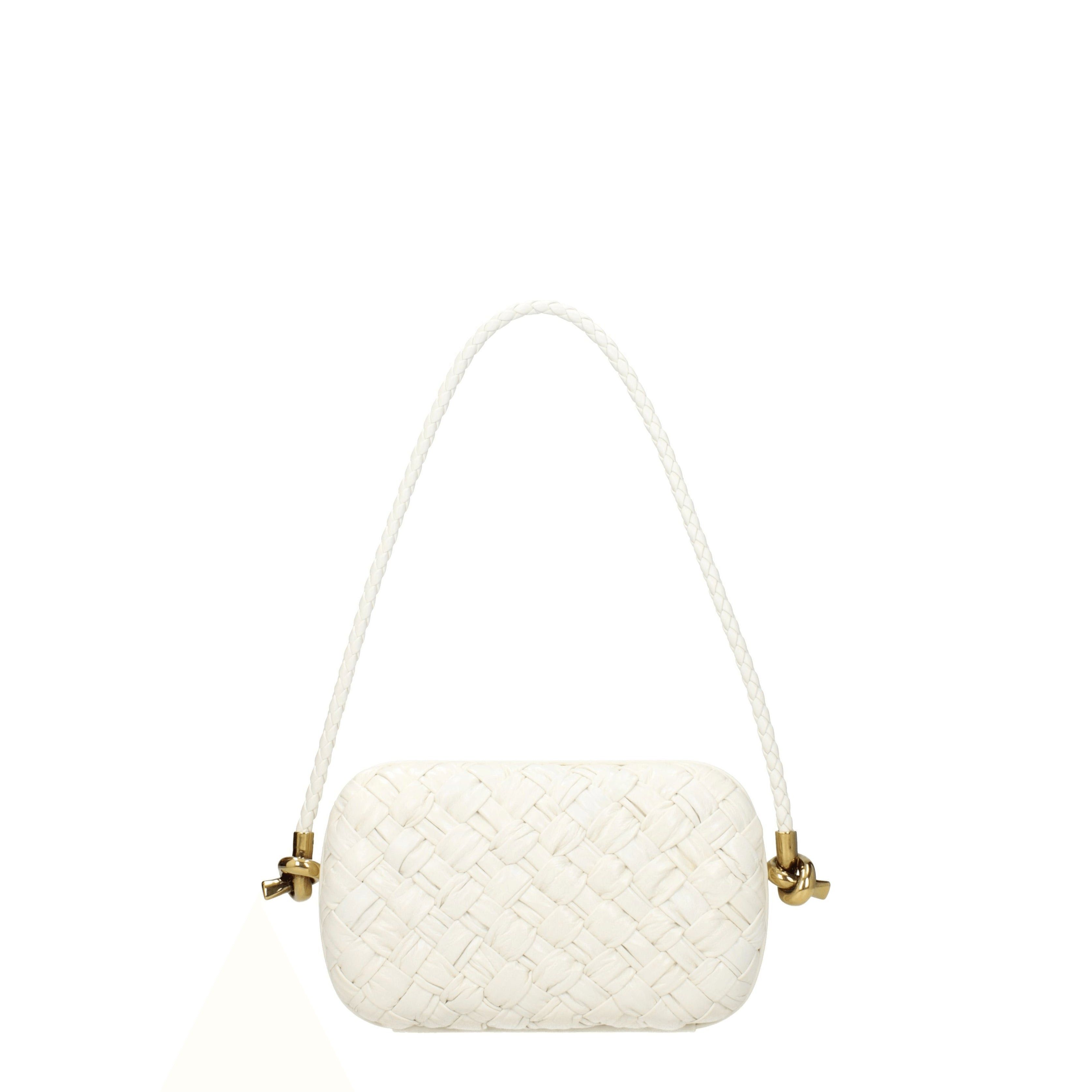 Bottega Veneta Shoulder Bag In Leather in Green, Women's