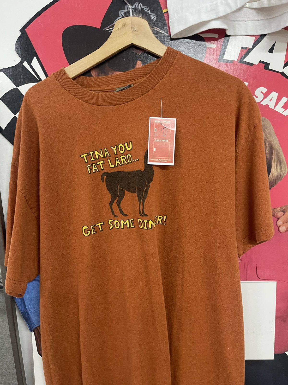 Vintage Brown tina you fat lard Size US M / EU 48-50 / 2 - 1 Preview