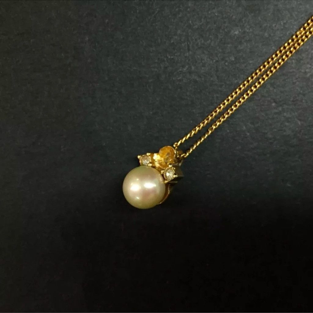 Dior Christian Dior vintage gold and pearl necklace Size ONE SIZE - 2 Thumbnail