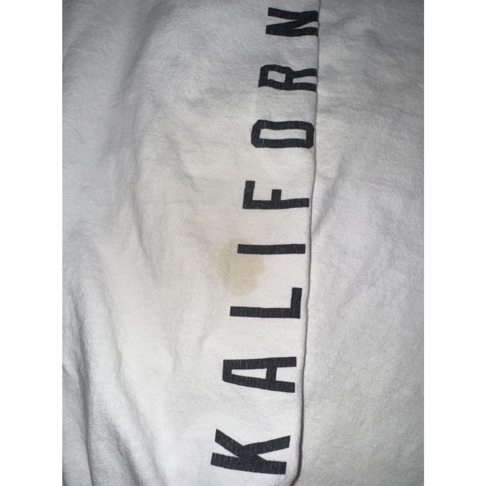 Krewe Krew Kalifornia Rose Long Sleeve T-Shirt White Large 21x26 Mens Crew Neck Graphic Print Streetwear Skate Tee Size US L / EU 52-54 / 3 - 5 Thumbnail