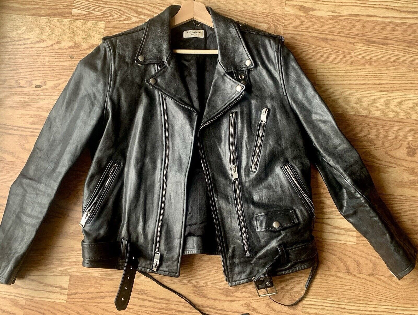 Saint Laurent Paris Saint Laurent Paris Bike Leather Jacket Size US L / EU 52-54 / 3 - 1 Thumbnail