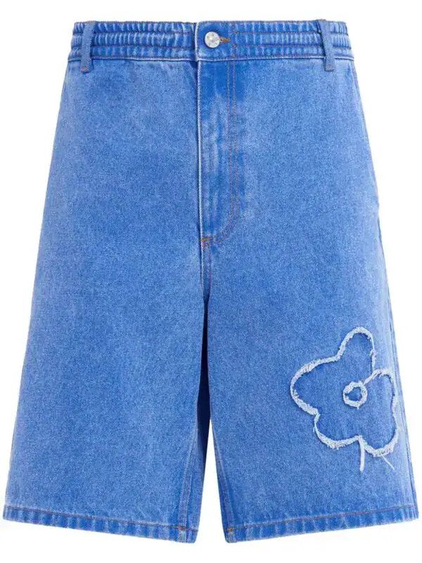 Marni o1w1db10526 Shorts in Blue Size US 30 / EU 46 - 1 Thumbnail