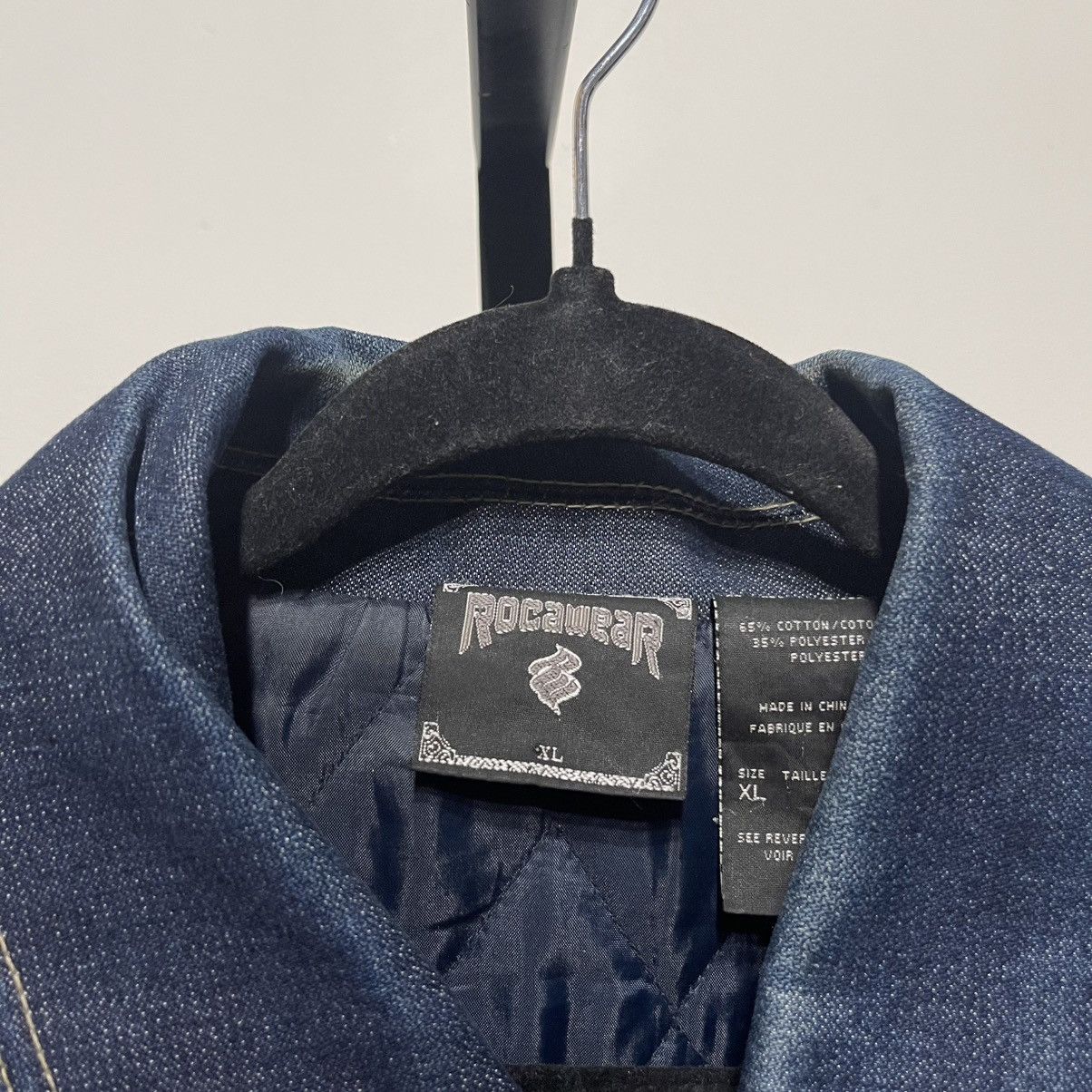 Rocawear × Vintage Rocawear Insulated Denim Chore Jacket Streetwear 90s Y2K Size US XXL / EU 58 / 5 - 3 Thumbnail