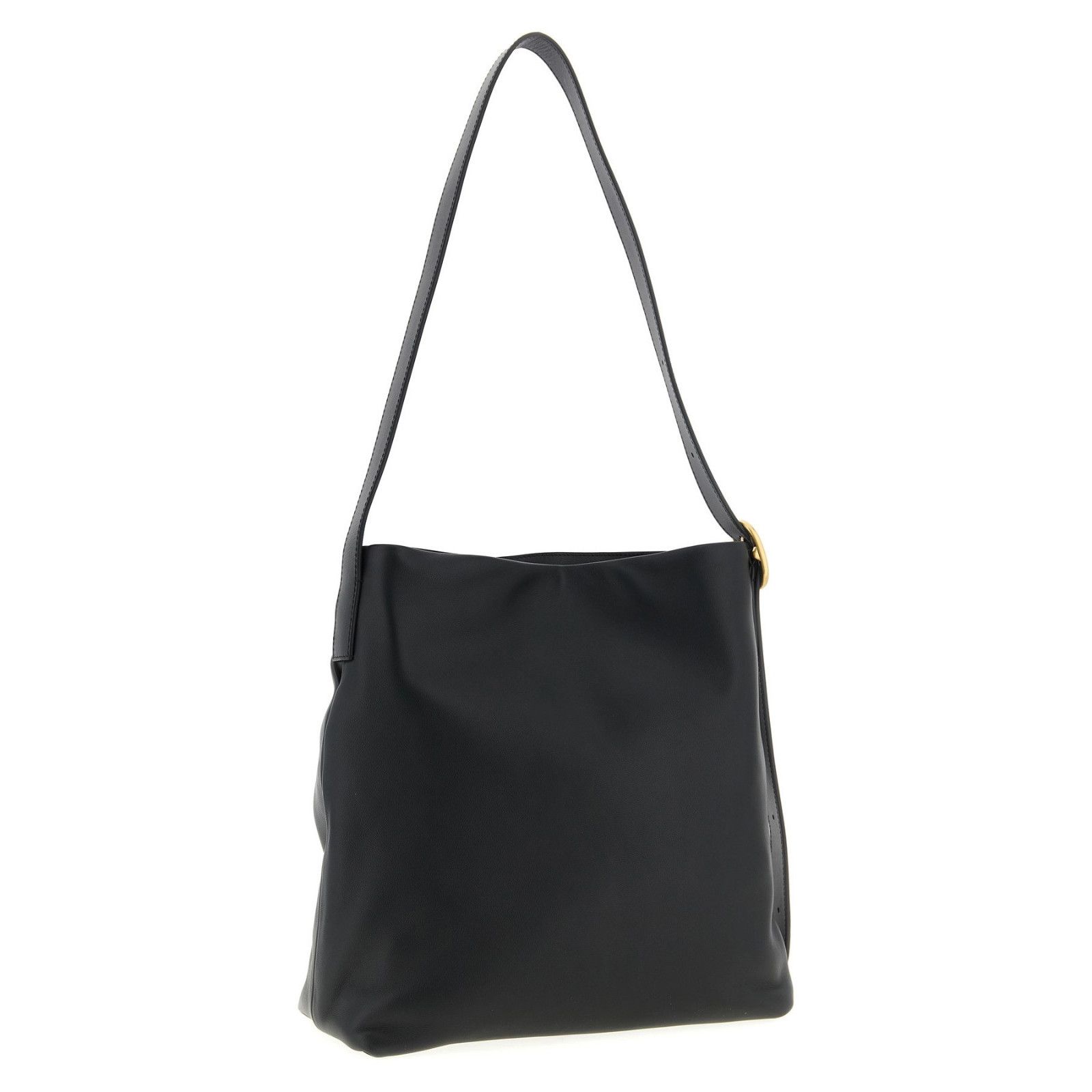 Loewe LOEWE Draped Tote Black Leather Shoulder Bag New & Authentic Size ONE SIZE - 2 Thumbnail