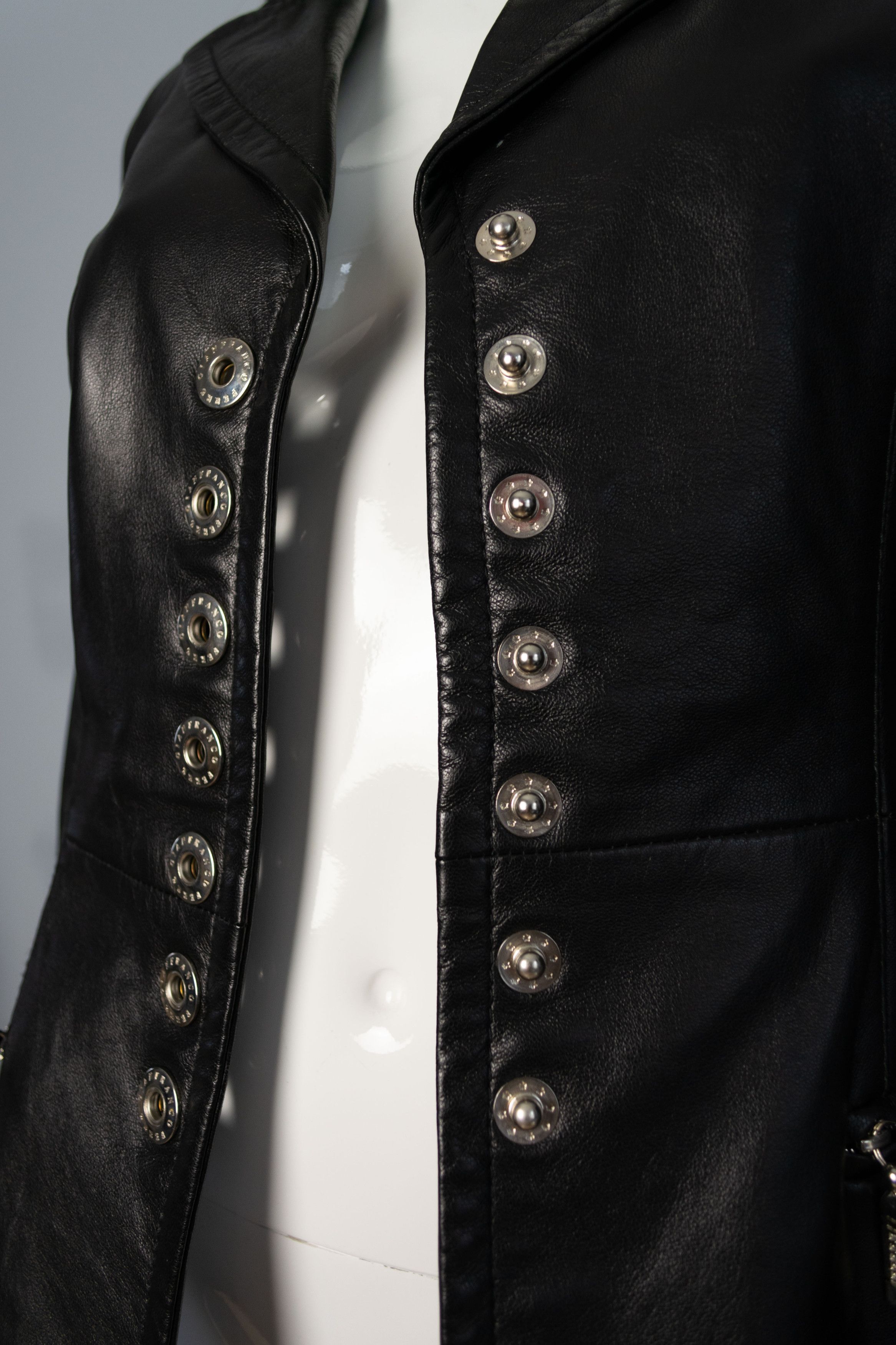 Gianfranco Ferre Gianfranco Ferré black sheepskin jacket Size S / US 4 / IT 40 - 7 Thumbnail