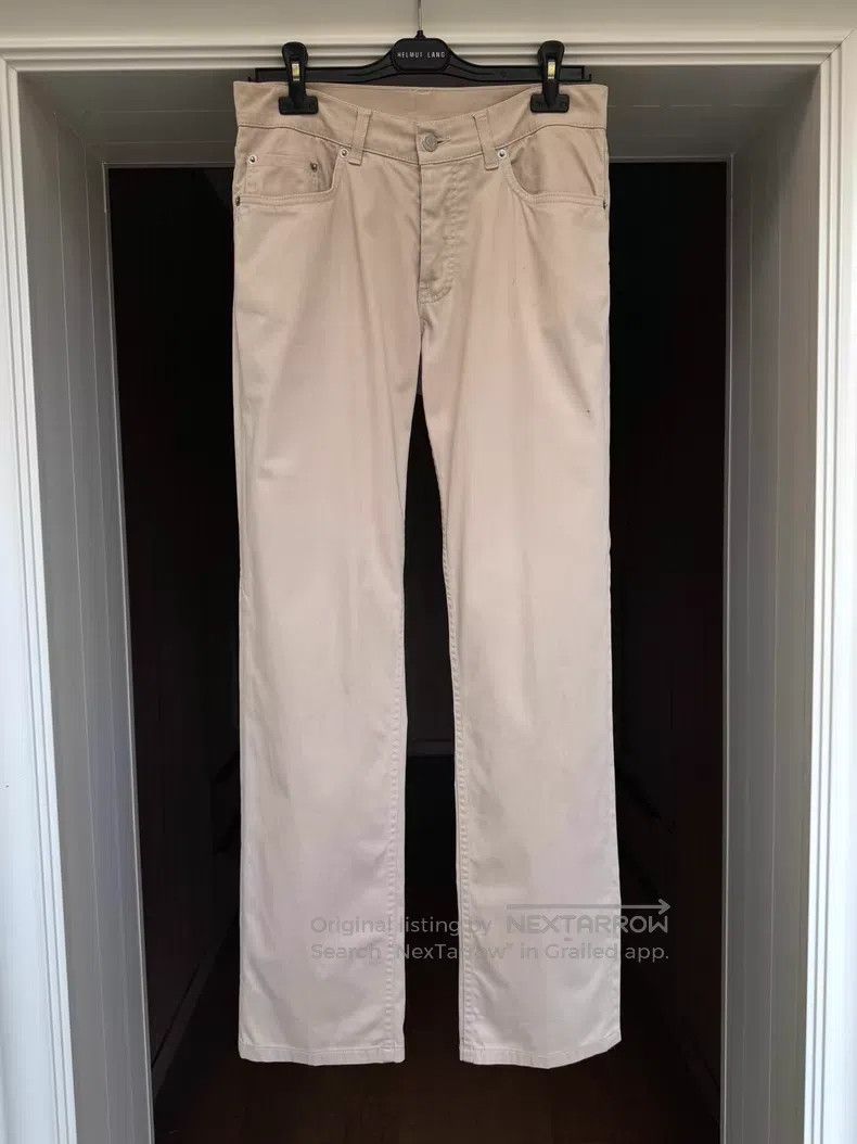 Helmut Lang Helmut Lang Beige Denim Pants Size US 30 / EU 46 - 2 Thumbnail