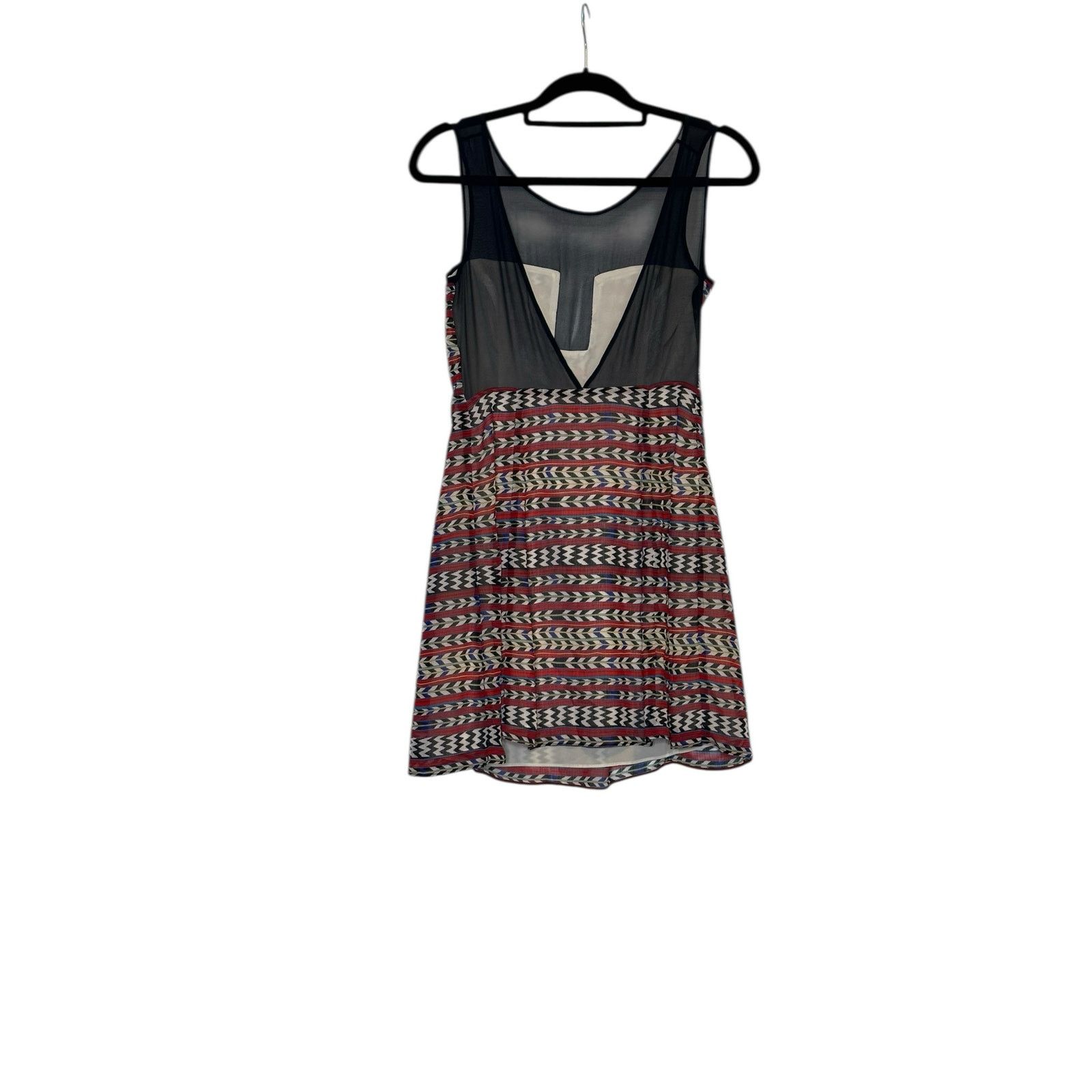 Mara Hoffman Mara Hoffman Red Blue Combo Stripe Mini Dress 0 Size XS / US 0-2 / IT 36-38 - 17 Thumbnail