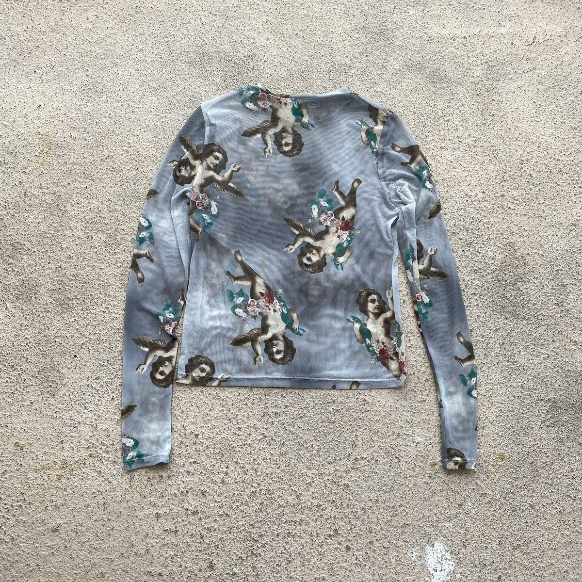 Cop Copine × Hysteric Glamour × Japanese Brand Angels Mesh Hysteric Glamour Gaultier Vibe Long Sleeve Size M / US 6-8 / IT 42-44 - 2 Thumbnail