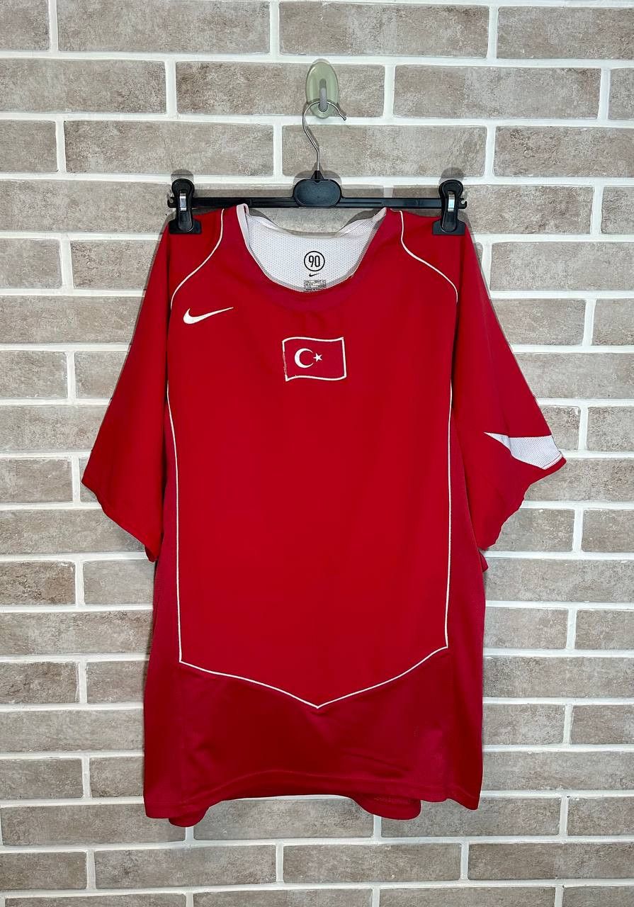 Nike × Vintage Turkey Team Jersey Home football shirt 2004 - 2006 Nike Size US L / EU 52-54 / 3 - 1 Thumbnail