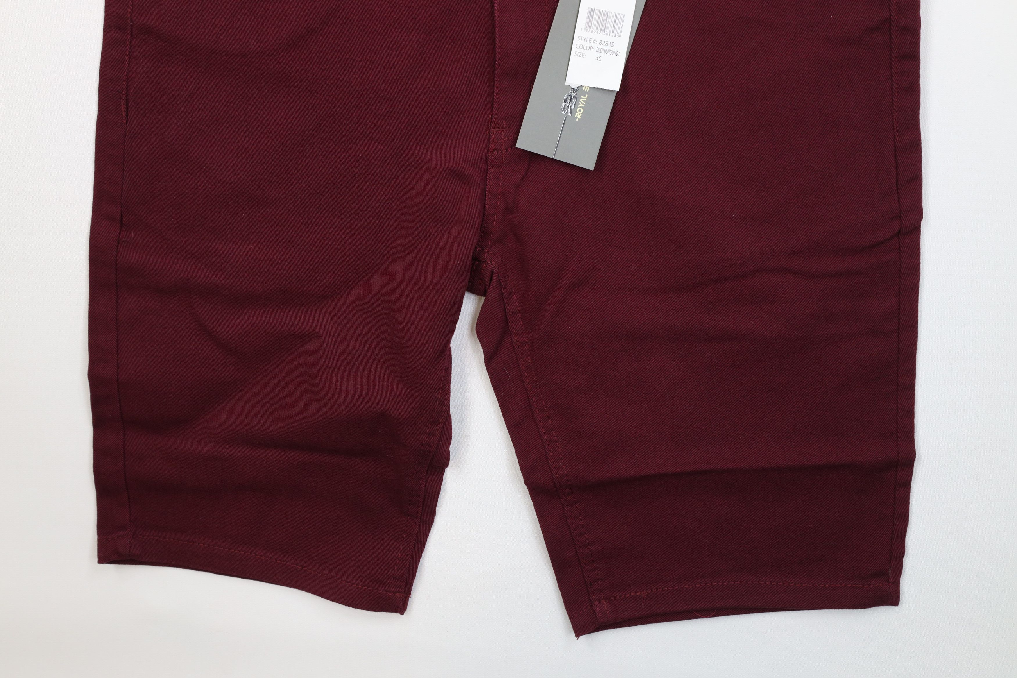 Vintage Deadstock Y2K Streetwear Fit Denim Jean Shorts Burgundy Red Size US 36 / EU 52 - 4 Thumbnail