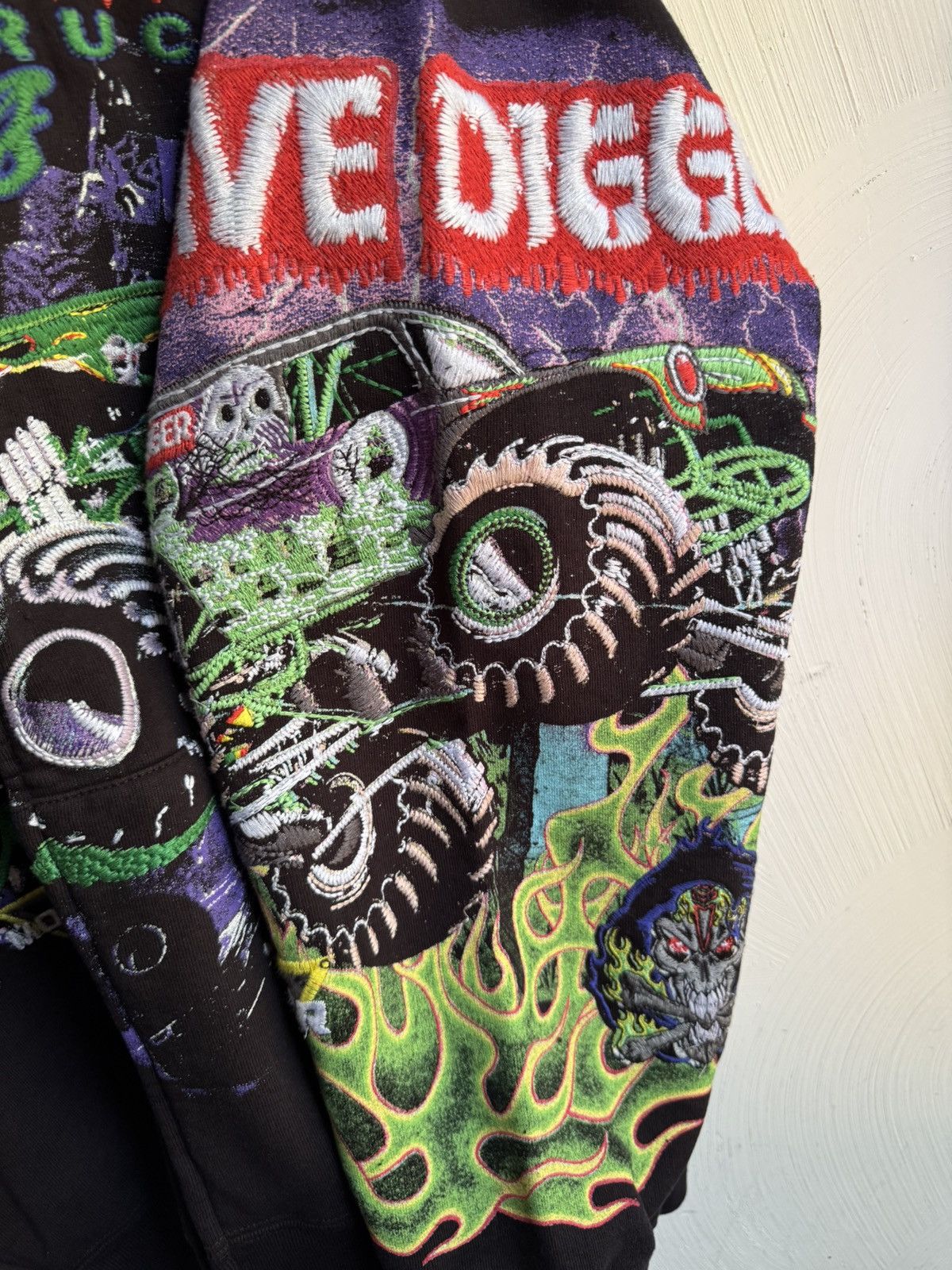 Supreme Supreme Grave Digger Zip Up Hoodie Black Size US M / EU 48-50 / 2 - 6 Thumbnail