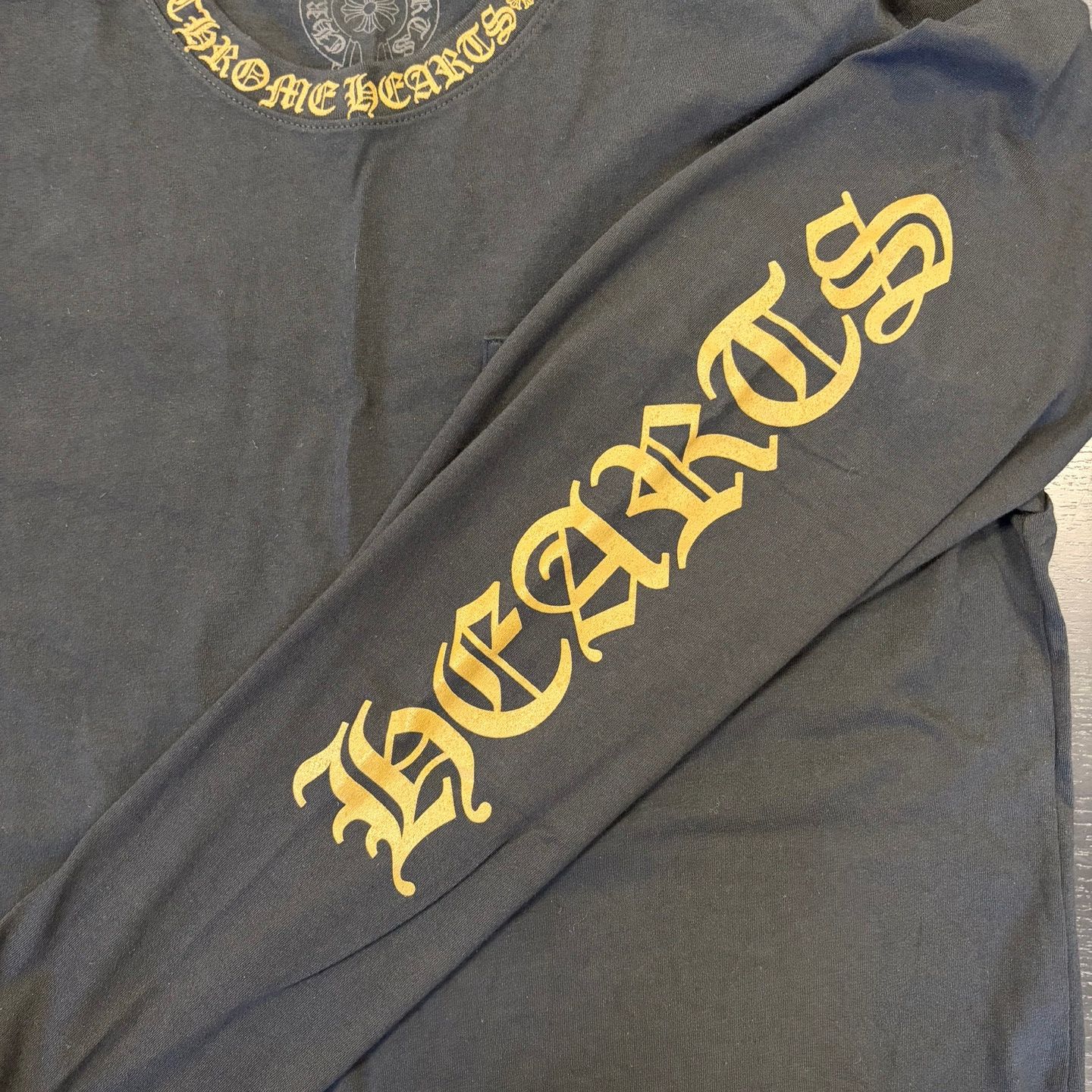 Chrome Hearts Chrome Hearts Neck Logo Long Sleeve T-Shirt Black Army Green Size US L / EU 52-54 / 3 - 7 Thumbnail