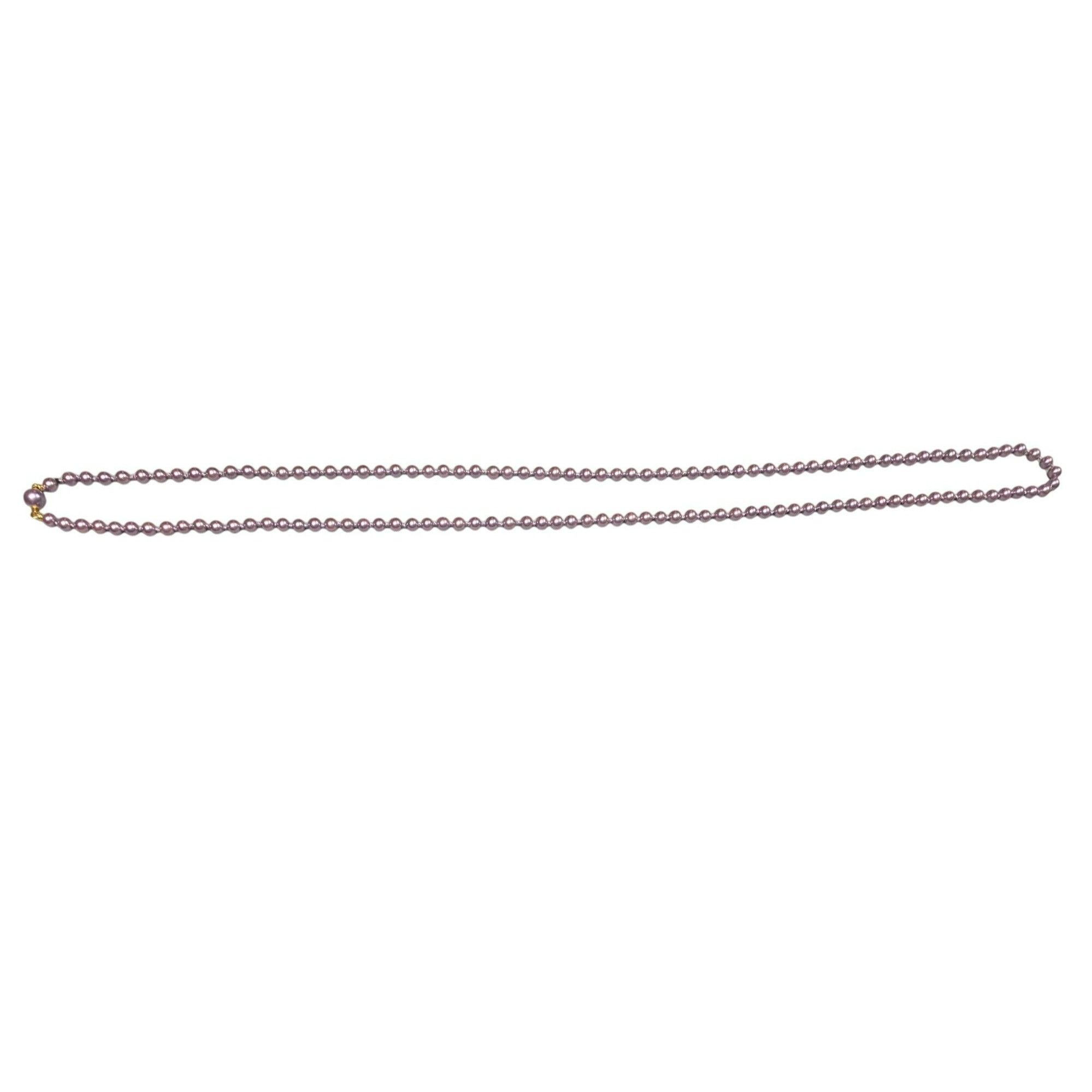 Other Vintage Elegant Long Strand Purple Lavender Faux Pearl Neckl Size ONE SIZE - 2 Thumbnail