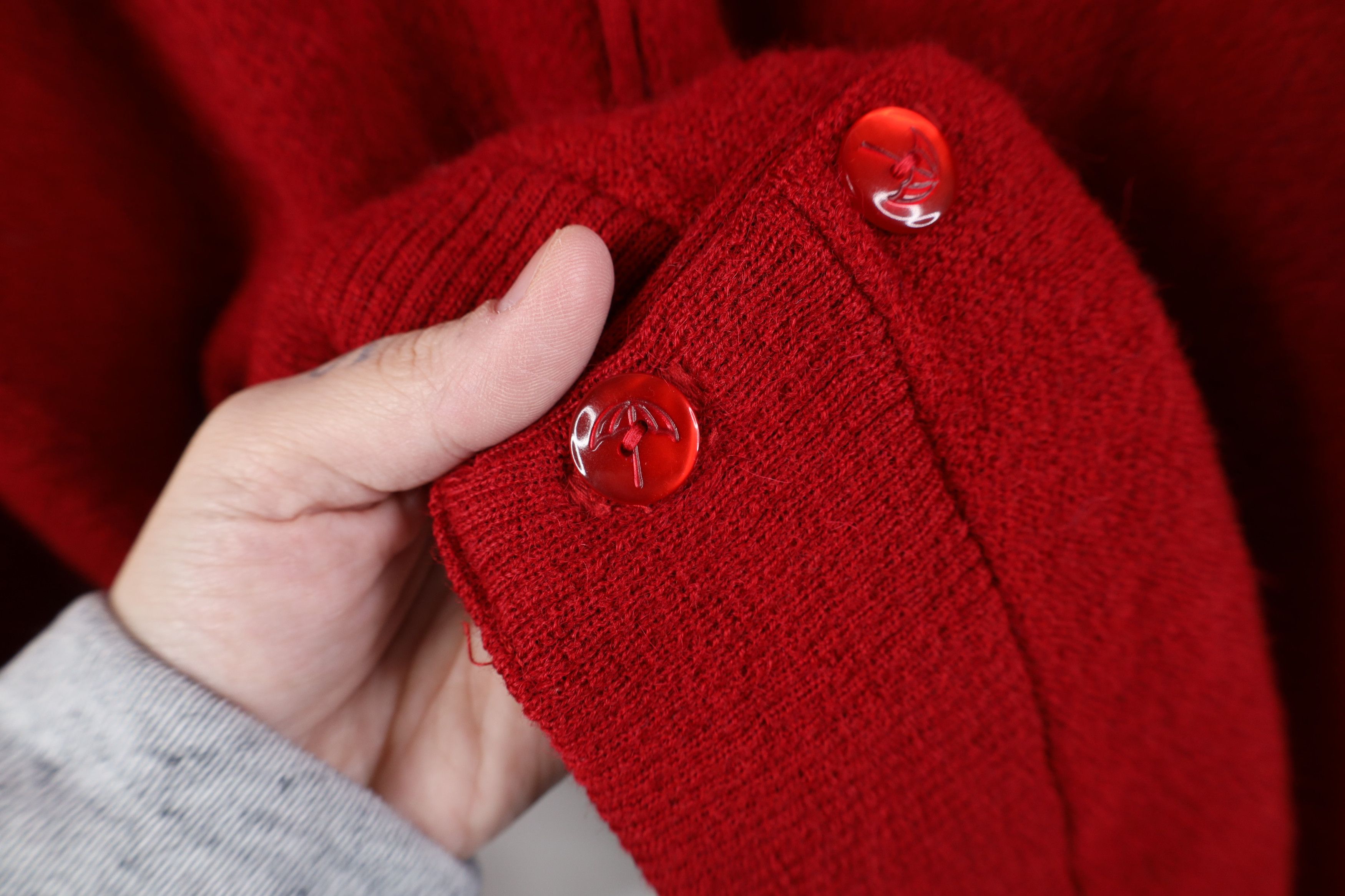 Vintage Vintage 70s Streetwear Wool Blend Knit Cardigan Sweater USA Size US L / EU 52-54 / 3 - 4 Thumbnail