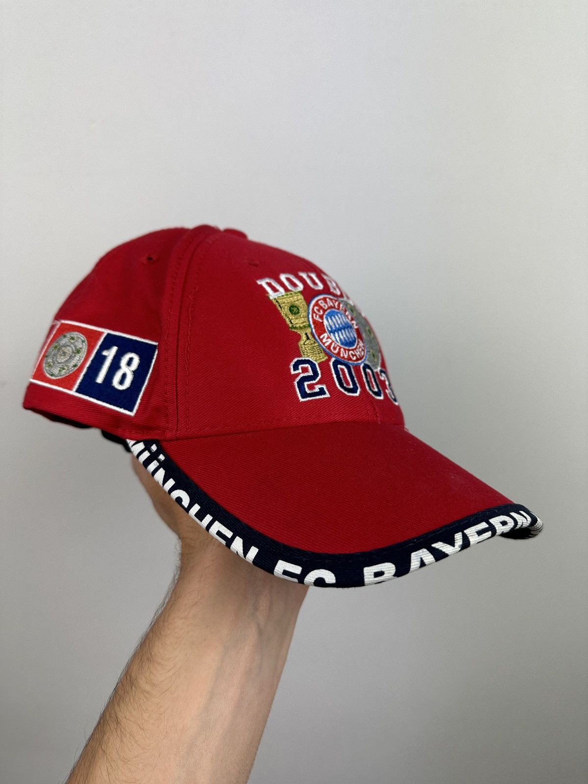Vintage Vintage Bayern Munich 2003 Double Cup Cap Size ONE SIZE - 7 Thumbnail