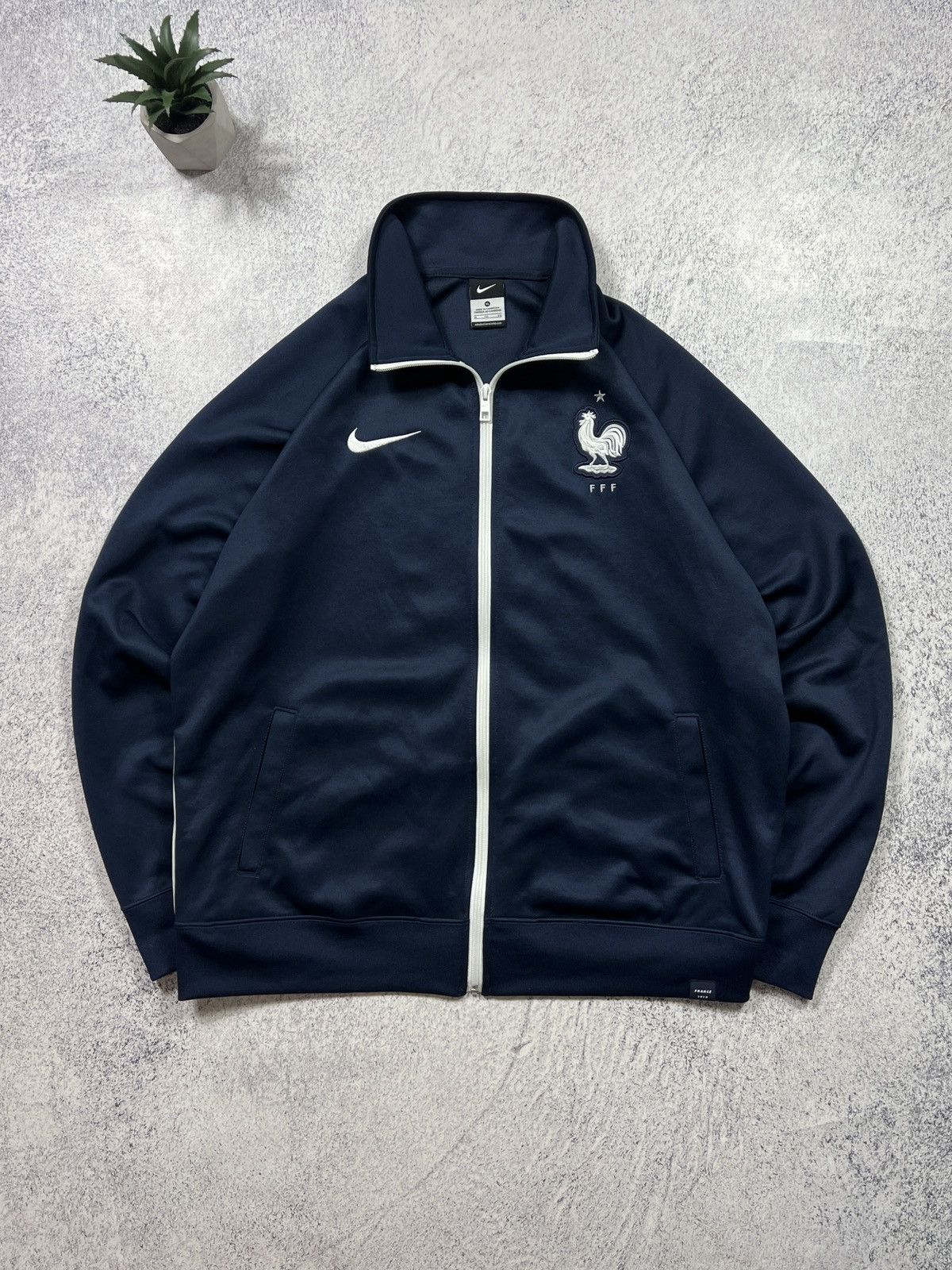 Nike Nike France Y2K Blockcore Track Top Jacket Size US XL / EU 56 / 4 - 2 Thumbnail