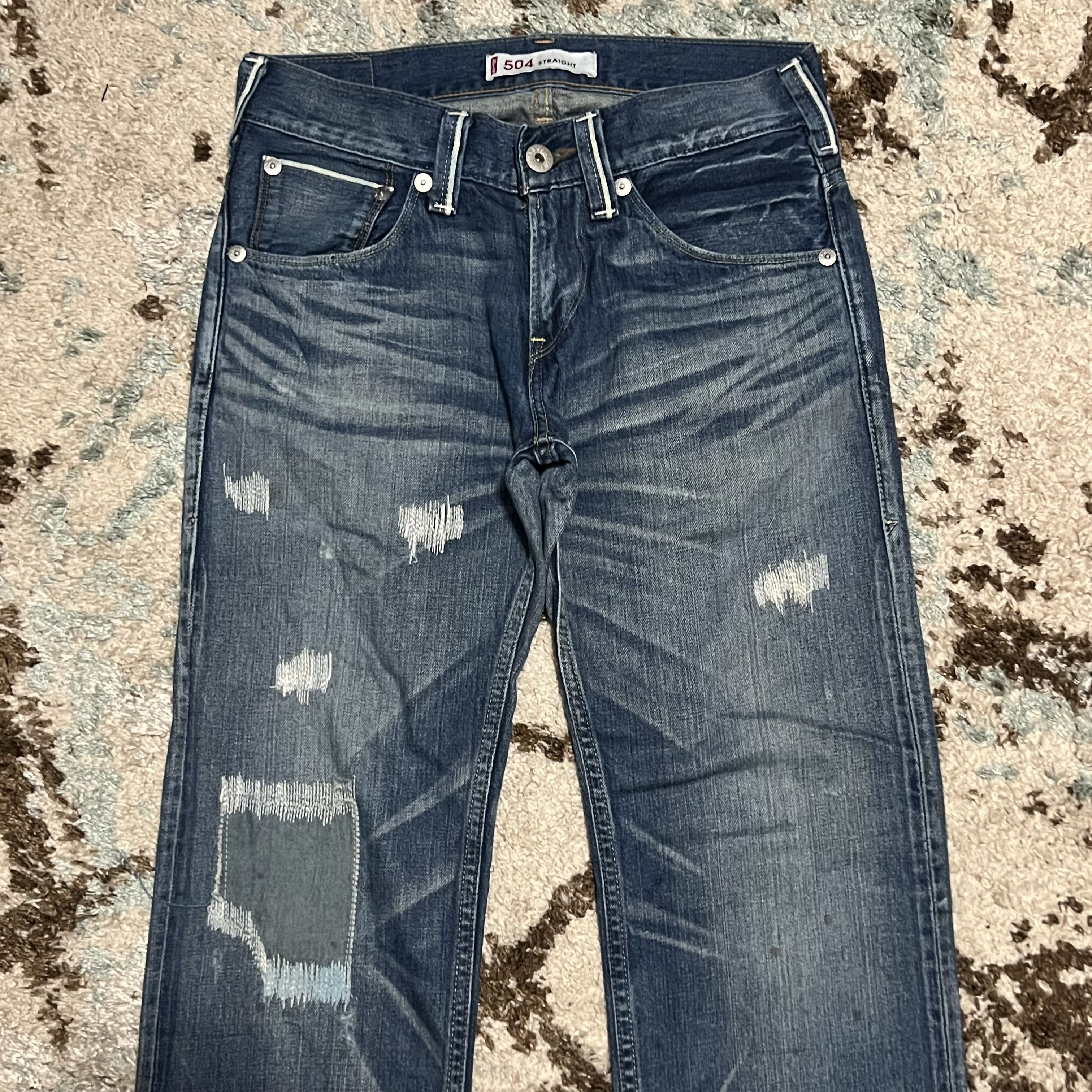Levi's × Levi's Vintage Clothing Levis Vintage Clothing LVC 504 Straight Selvedge Jeans 30x31 Size US 30 / EU 46 - 9 Thumbnail