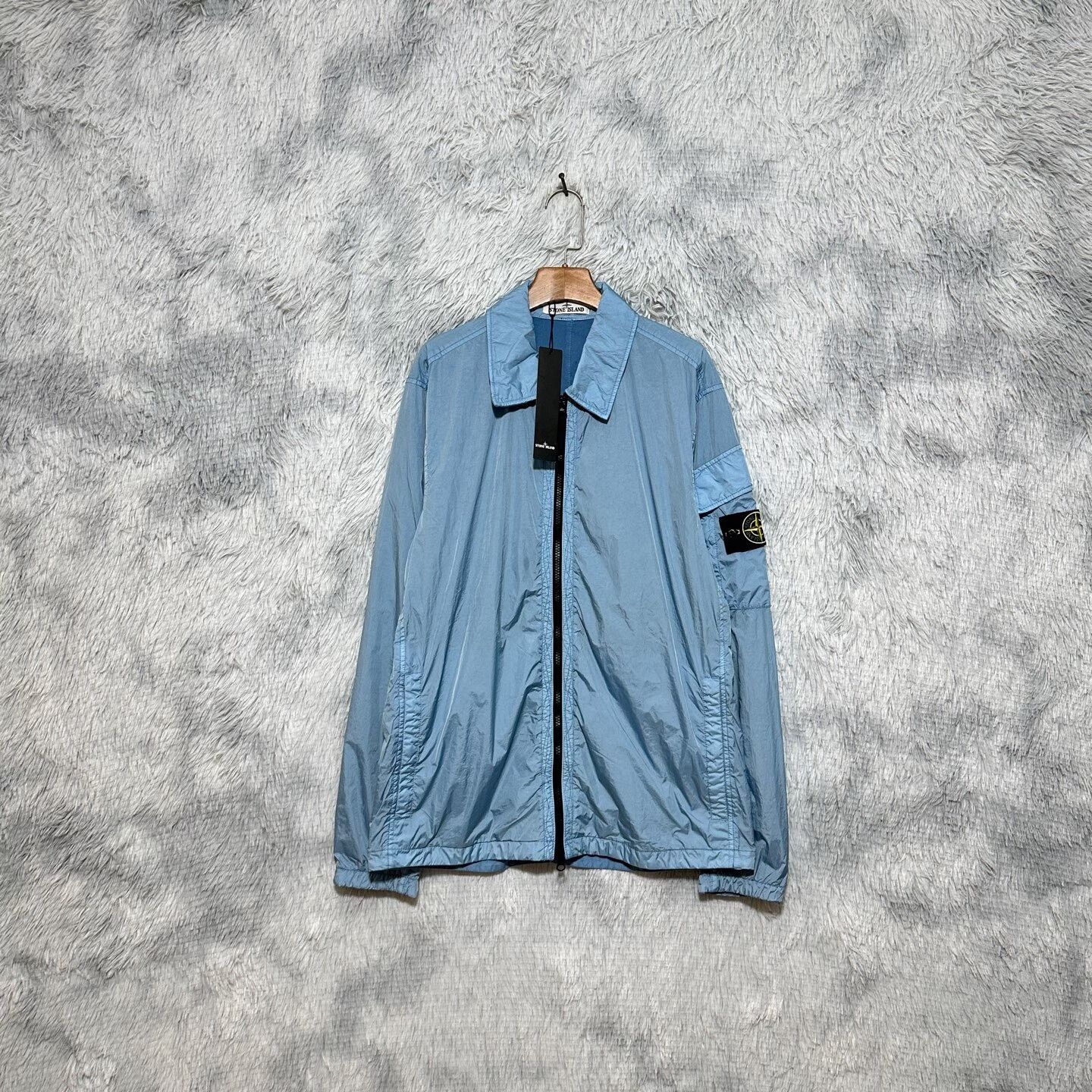 Stone Island stone island blue nylon jacket size M Size US M / EU 48-50 / 2 - 1 Thumbnail