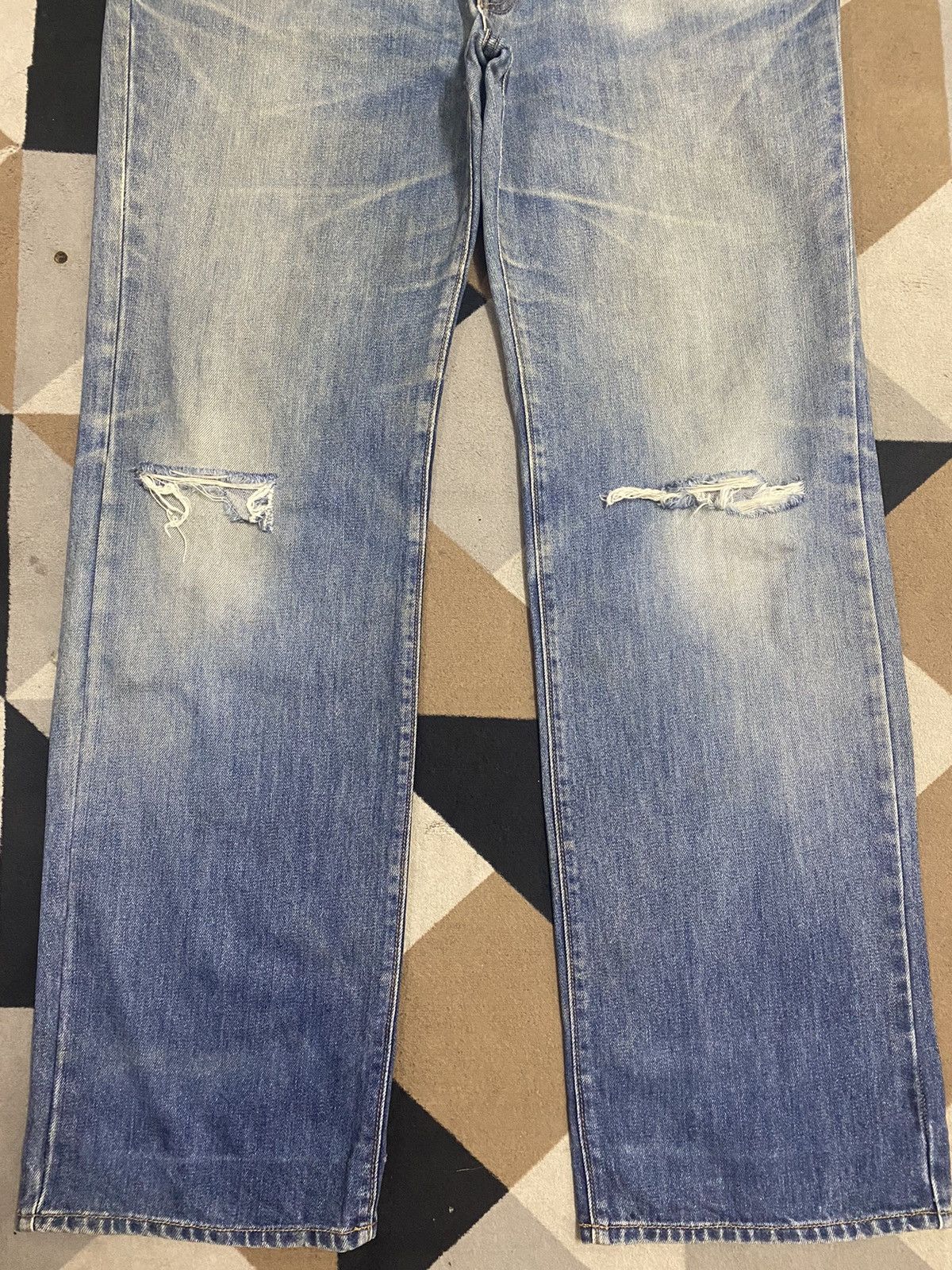 Big John Vintage Big John Gl Heart Distressed Denim Baggy Jeans Size US 37 - 5 Thumbnail