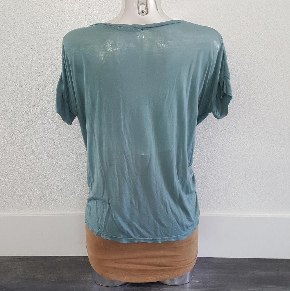 Designer Seafoam Green Melville Short Sleeve Size ONE SIZE - 2 Thumbnail