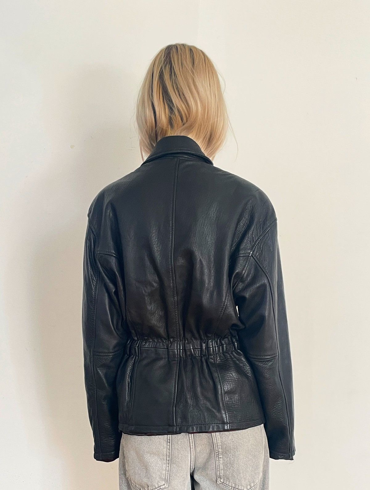 Vintage Vintage 1996 Dakota Leather Jacket 90s Waist Fit L Size L / US 10 / IT 46 - 6 Thumbnail