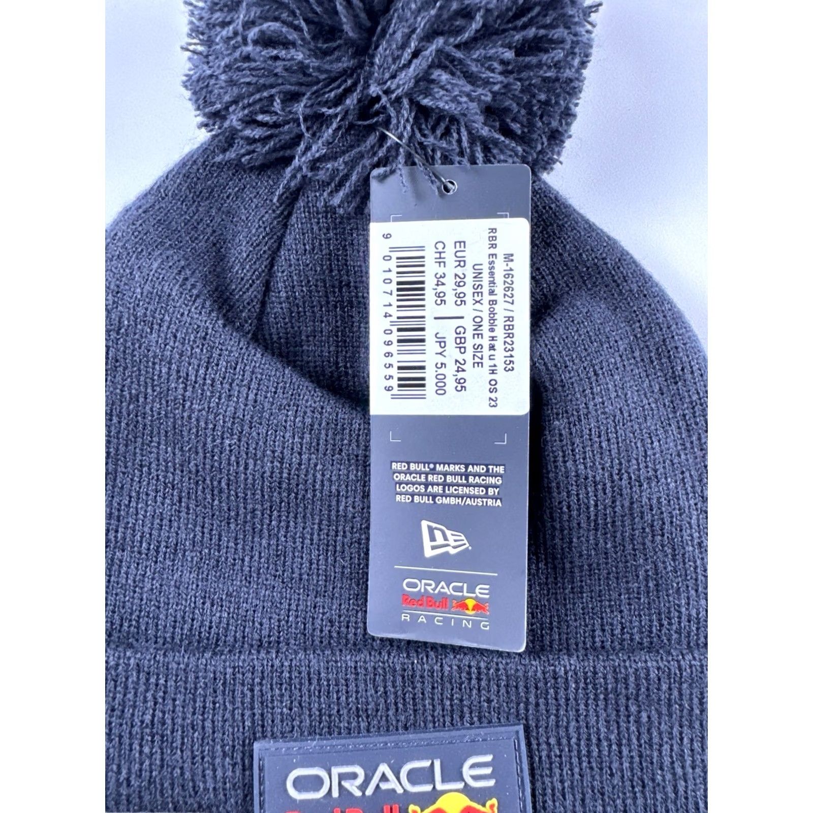 New Era Red Bull Racing F1 New Era Pom Beanie Hat Navy NWT Oracle Size ONE SIZE - 7 Thumbnail