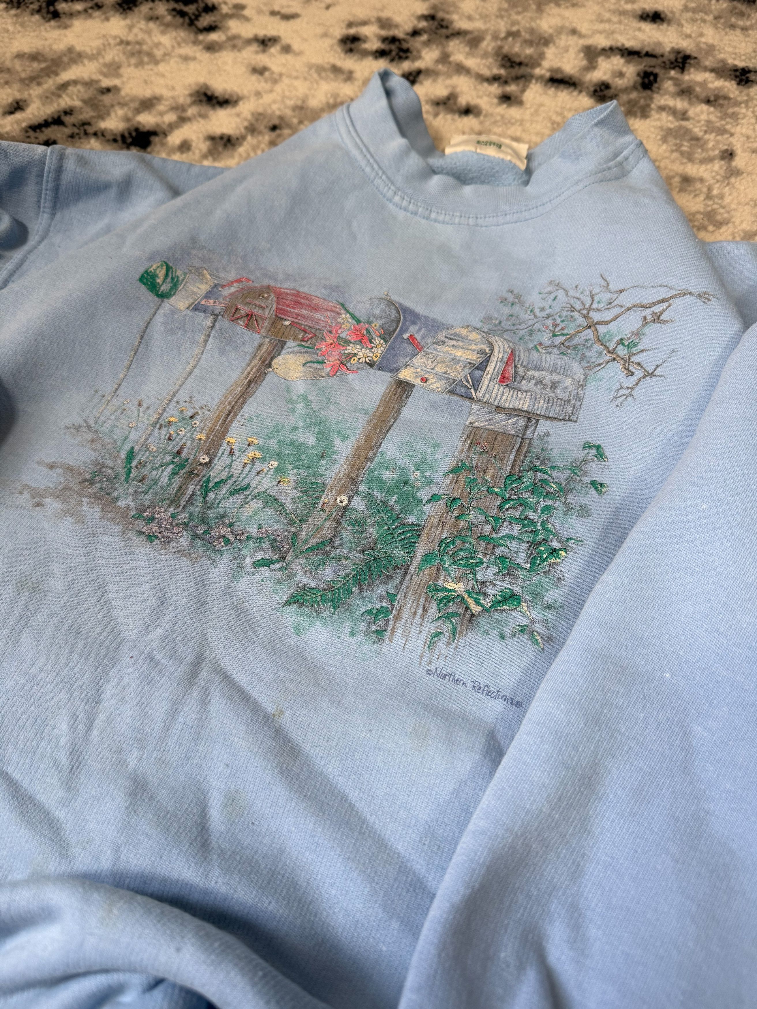 Northern Reflections × Vintage Vintage Northern Reflections Mailboxes Sweatshirt Size US L / EU 52-54 / 3 - 4 Thumbnail