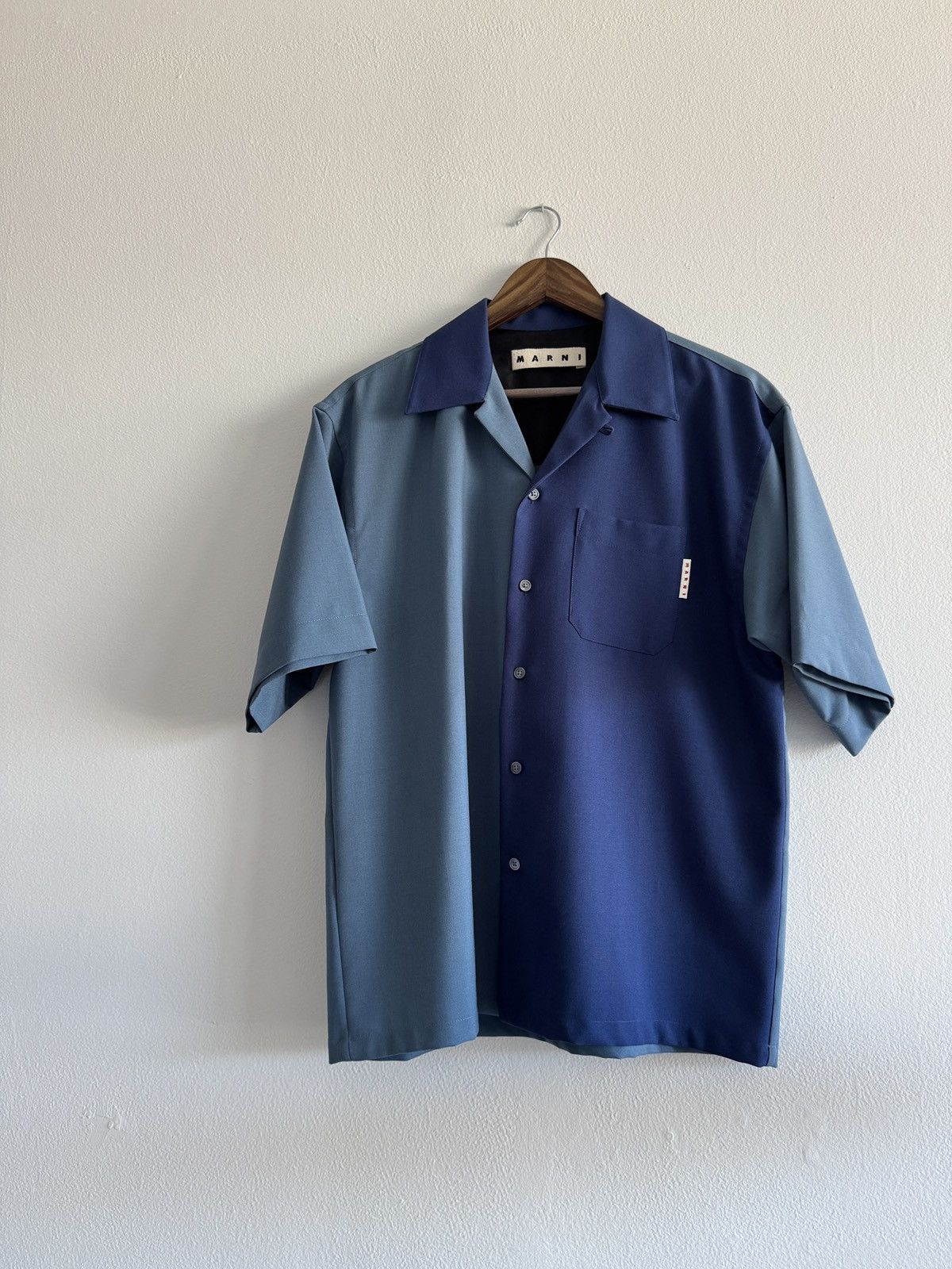 Marni Marni short sleeve color-block button up T Size US S / EU 44-46 / 1 - 1 Thumbnail
