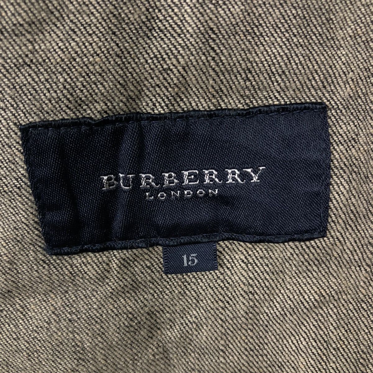 Burberry 🔥Vintage Biker Denim Jacket Burberry London Size US M / EU 48-50 / 2 - 17 Thumbnail