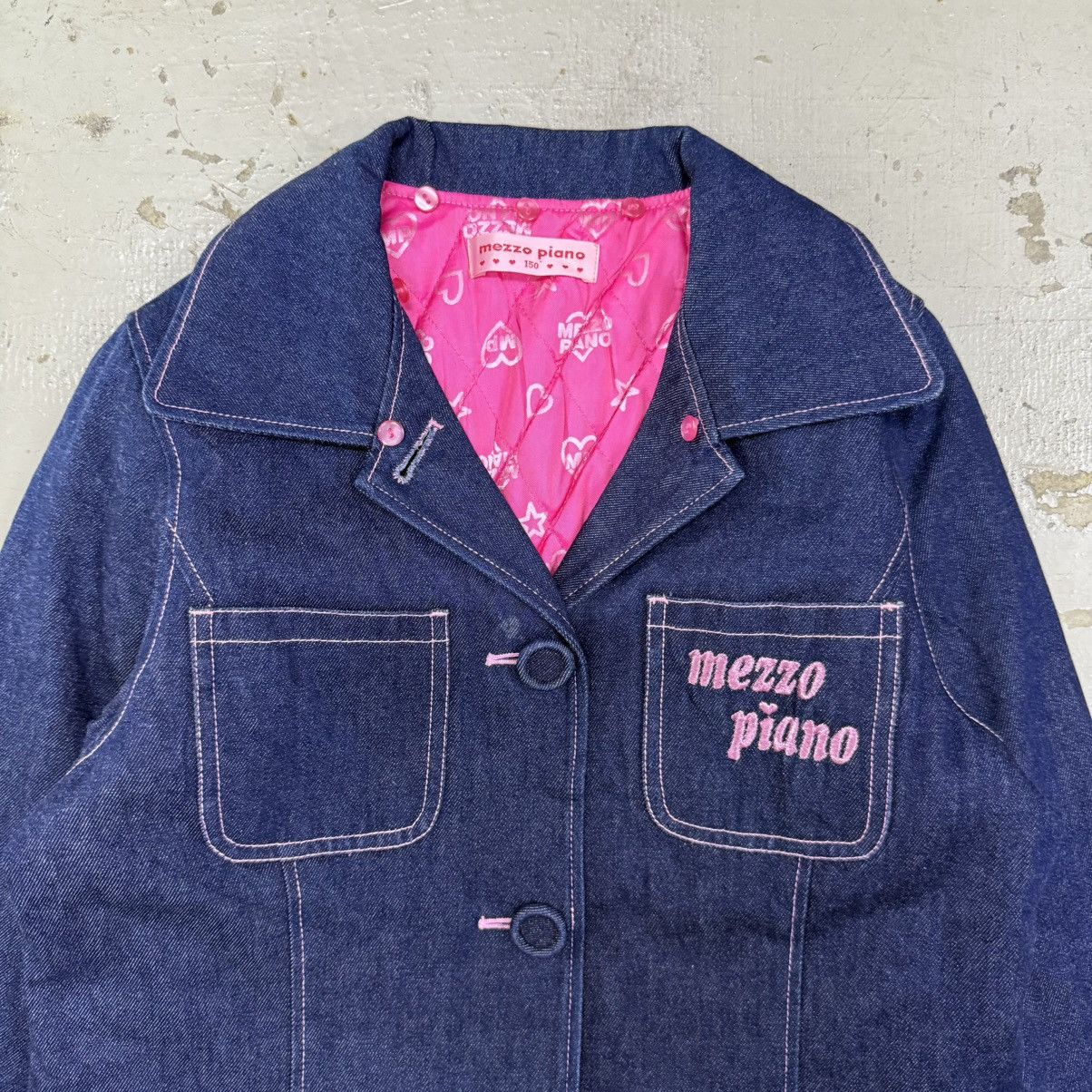 Hysteric Glamour 2000s Mezzo Piano Denim Blazer Hysteric Needles Size US S / EU 44-46 / 1 - 4 Thumbnail