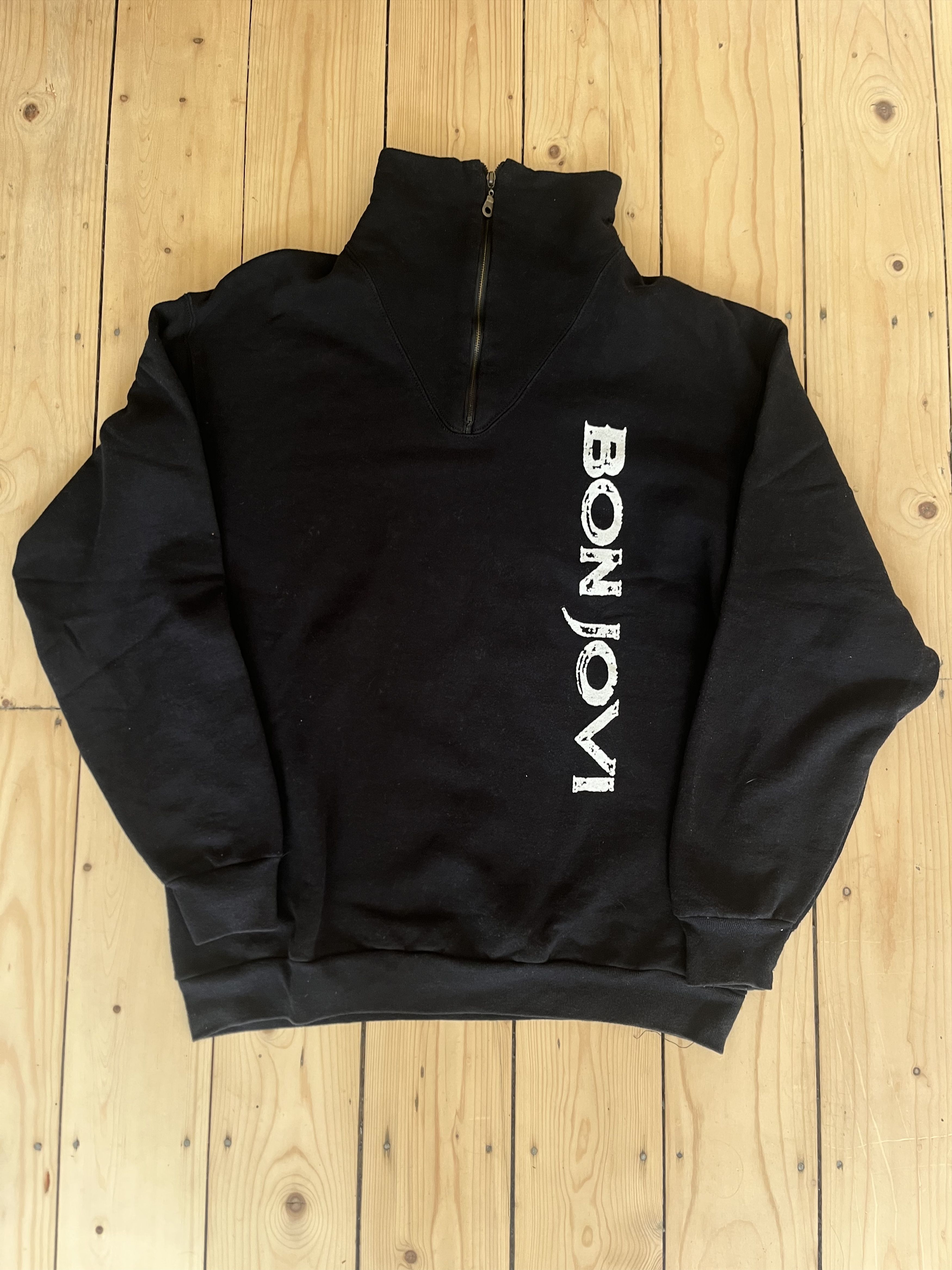 Bon Jovi Vintage rare Bon Jovi 1995 Crossroads Tour sweater half zip Size US L / EU 52-54 / 3 - 1 Thumbnail