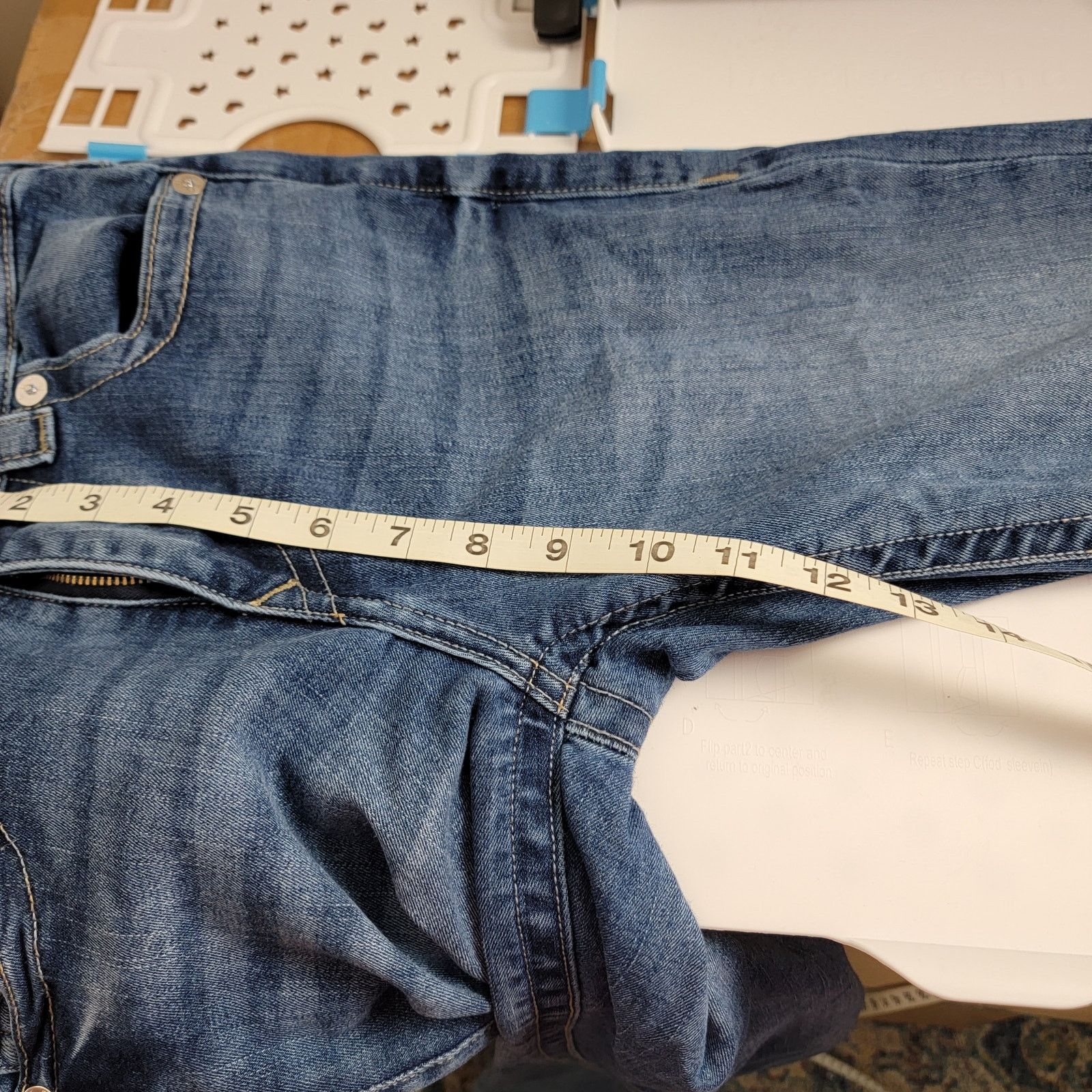True Religion True Religion Joey Flare Jeans - Vintage Blue - Size 27 291 Size 27" / US 4 / IT 40 - 11 Thumbnail