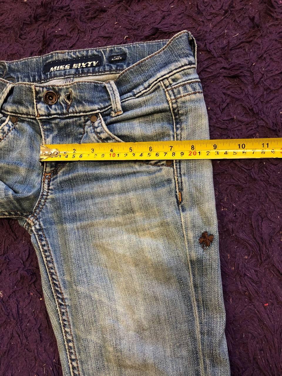Miss Sixty Vintage Miss Sixty Faded Denim Jeans Y2K Size 26 Size 26" / US 2 / IT 38 - 12 Thumbnail