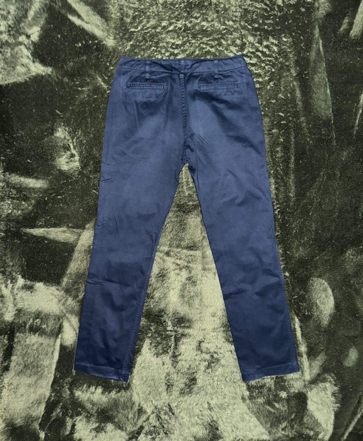 Beams Japan [M] BEAMS HEART JAPAN washed cotton chino pants navy Size US 32 / EU 48 - 7 Thumbnail