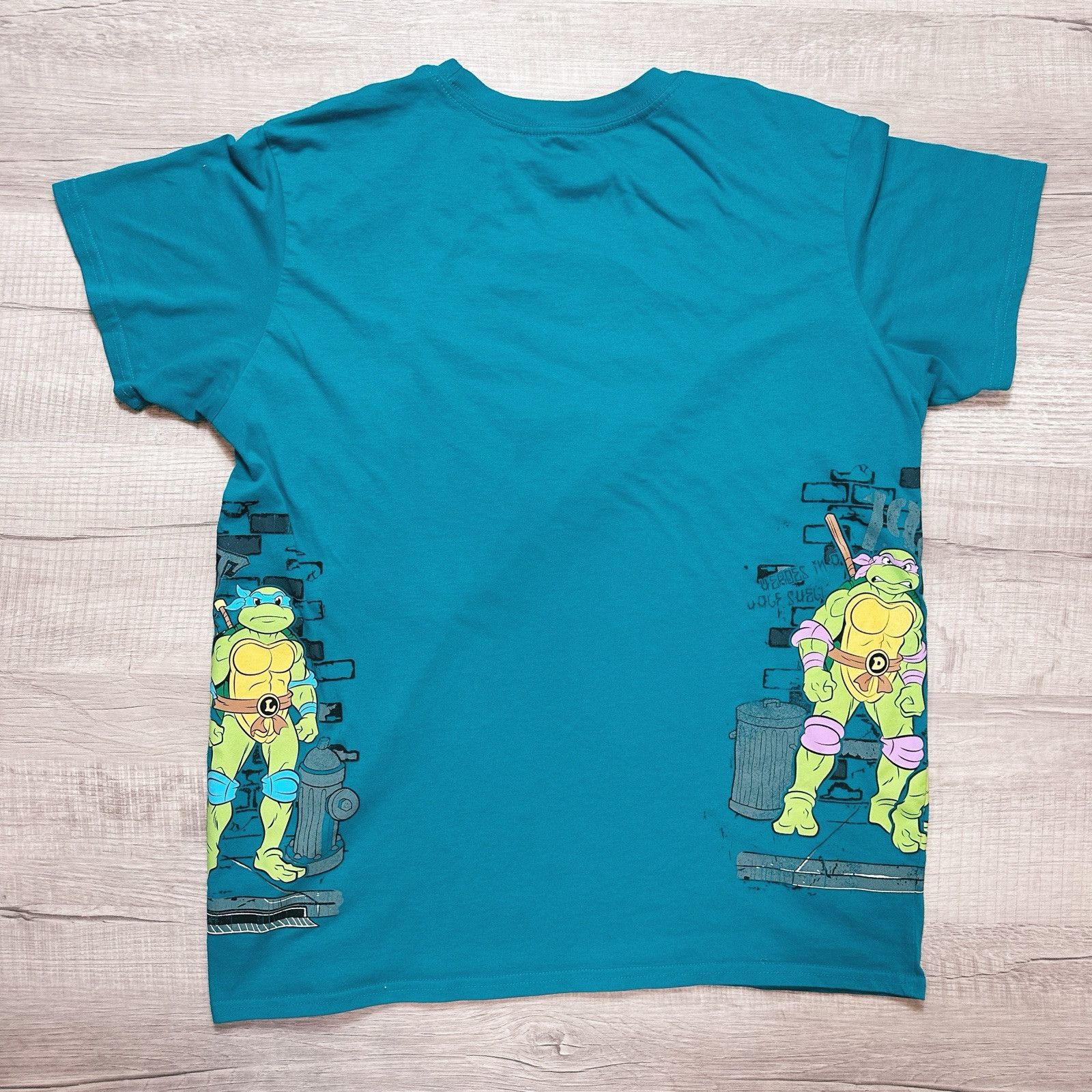 Nickelodeon Teenage Mutant Ninja Turtles Logo Graphic Shirt Men’s 2XL Size US XXL / EU 58 / 5 - 9 Thumbnail