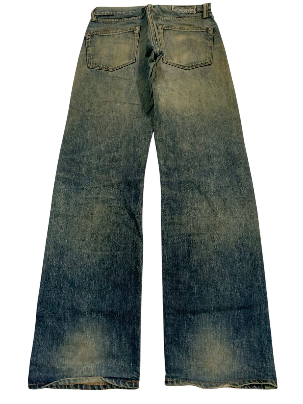 If Six Was Nine × Japanese Brand RARE💥ACOUSTIC SELVEDGE FADED&RUSTY JAPANESE DISTRESSED DENIM Size US 31 - 3 Thumbnail