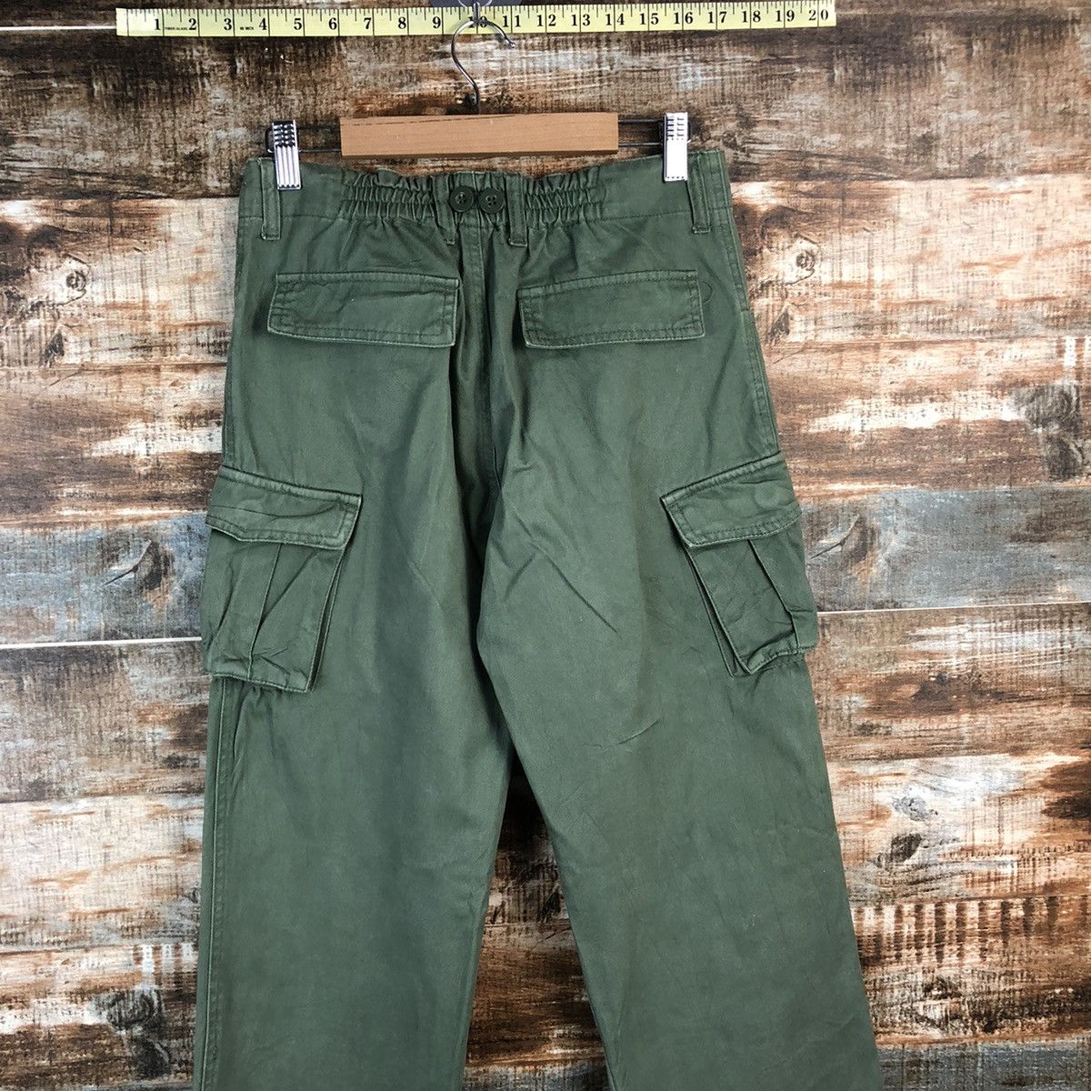 Japanese Brand DL Japanese Brand Green Cargo Multipocket Pants #C630 Size US 26 / EU 42 - 14 Thumbnail