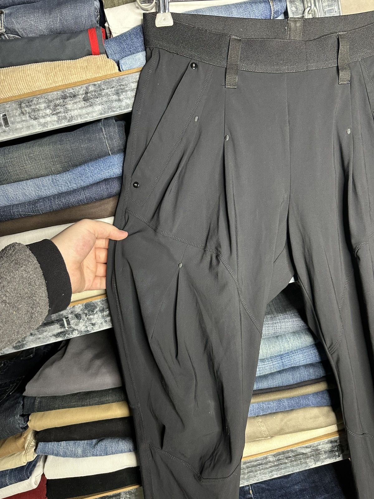 Other HIGH Everyday Couture Tech Black Technical Trousers Pants Size 30" / US 8 / IT 44 - 3 Thumbnail
