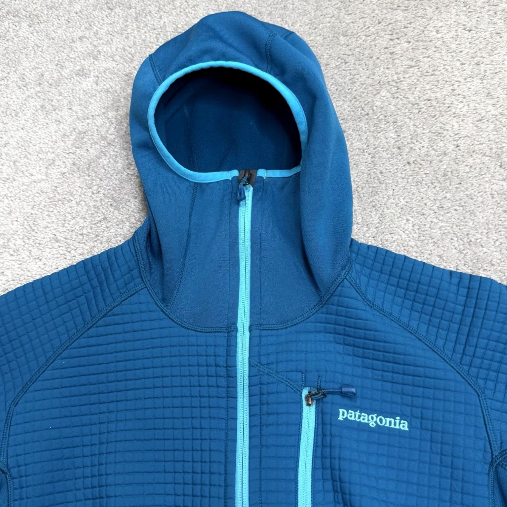 Patagonia Patagonia Jacket Womens Medium Blue Dual Aspect Hoody Full Zip Polartec Power Dry Stretch Hooded Size M / US 6-8 / IT 42-44 - 3 Thumbnail