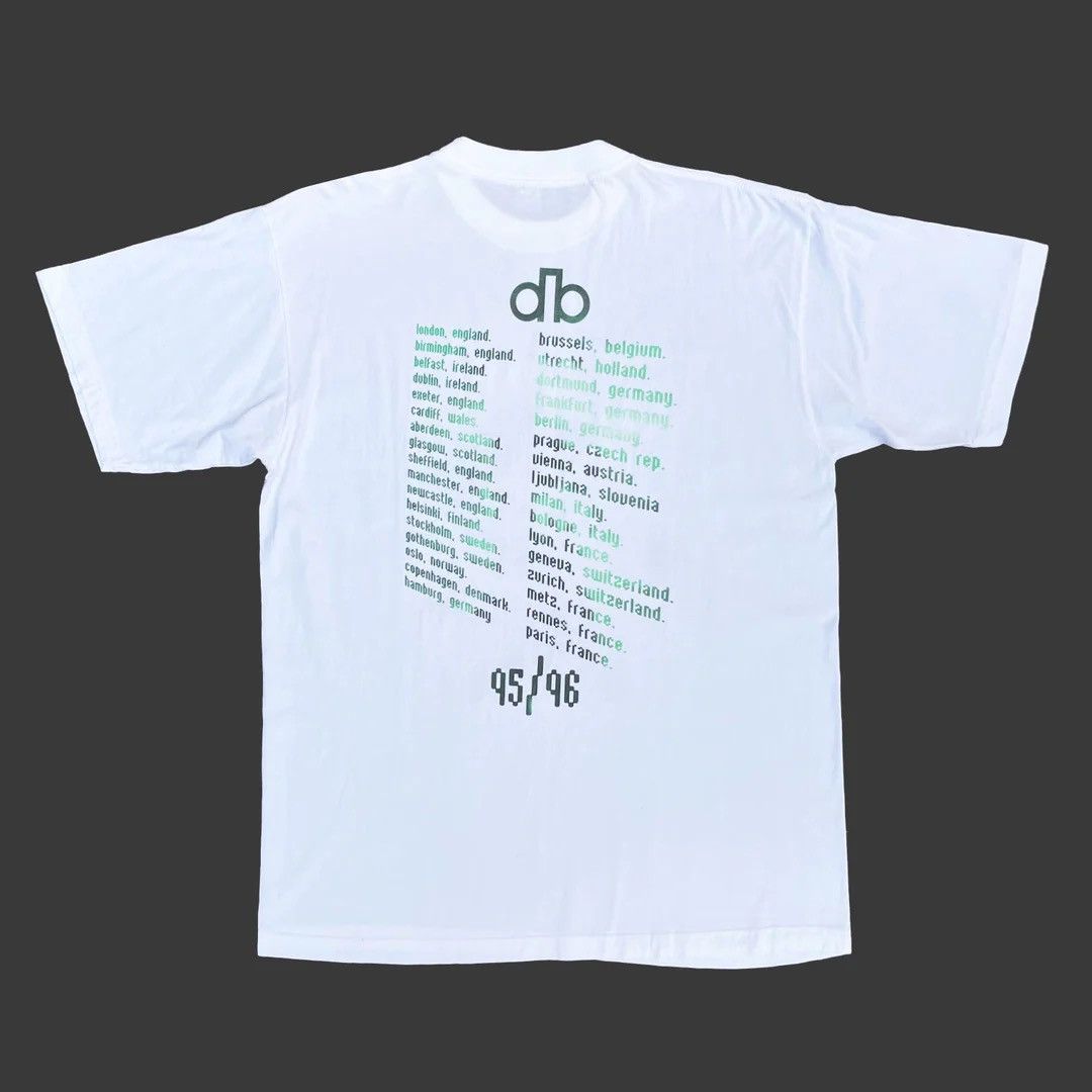 Band Tees × Vintage David Bowie 1995 90s Vintage Outside World Tour Band T-Shirt Size US XL / EU 56 / 4 - 2 Thumbnail