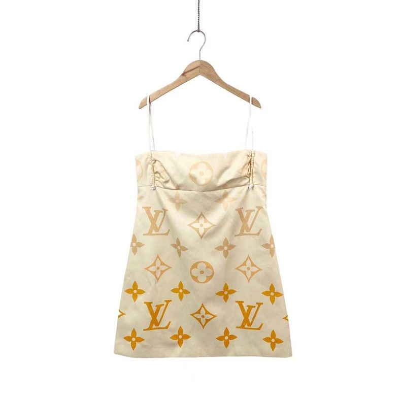 Louis Vuitton Louis Vuitton Nylon/mulberry silk drawstring gradient dres Size M / US 6-8 / IT 42-44 - 1 Thumbnail