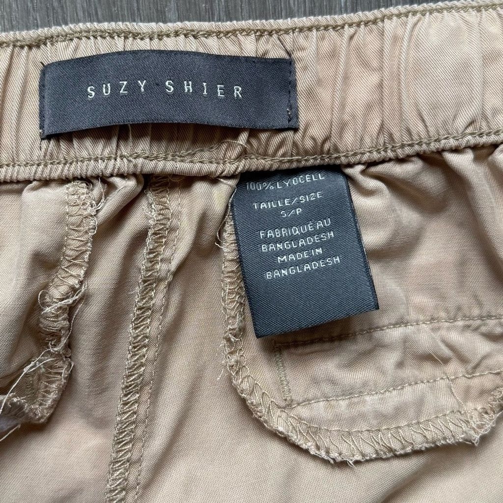 The Unbranded Brand Suzy Shier Tan Trousers Size 28" / US 6 / IT 42 - 3 Thumbnail