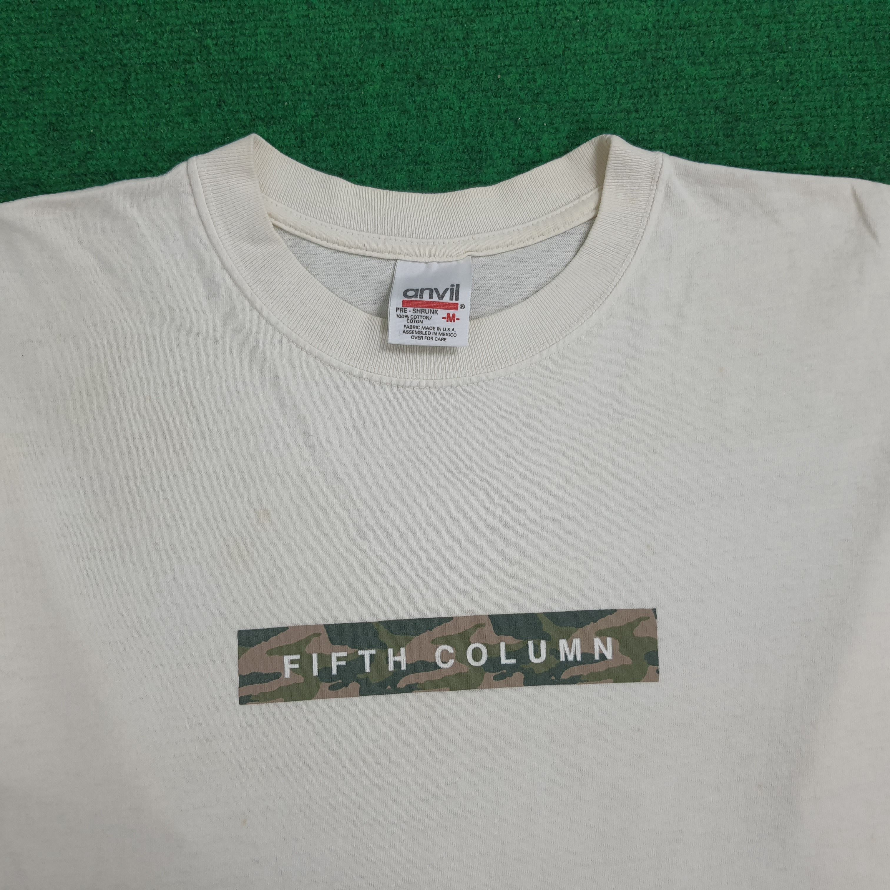Anvil Fifth Column Camo Bix Logo Tshirt Size US M / EU 48-50 / 2 - 2 Thumbnail
