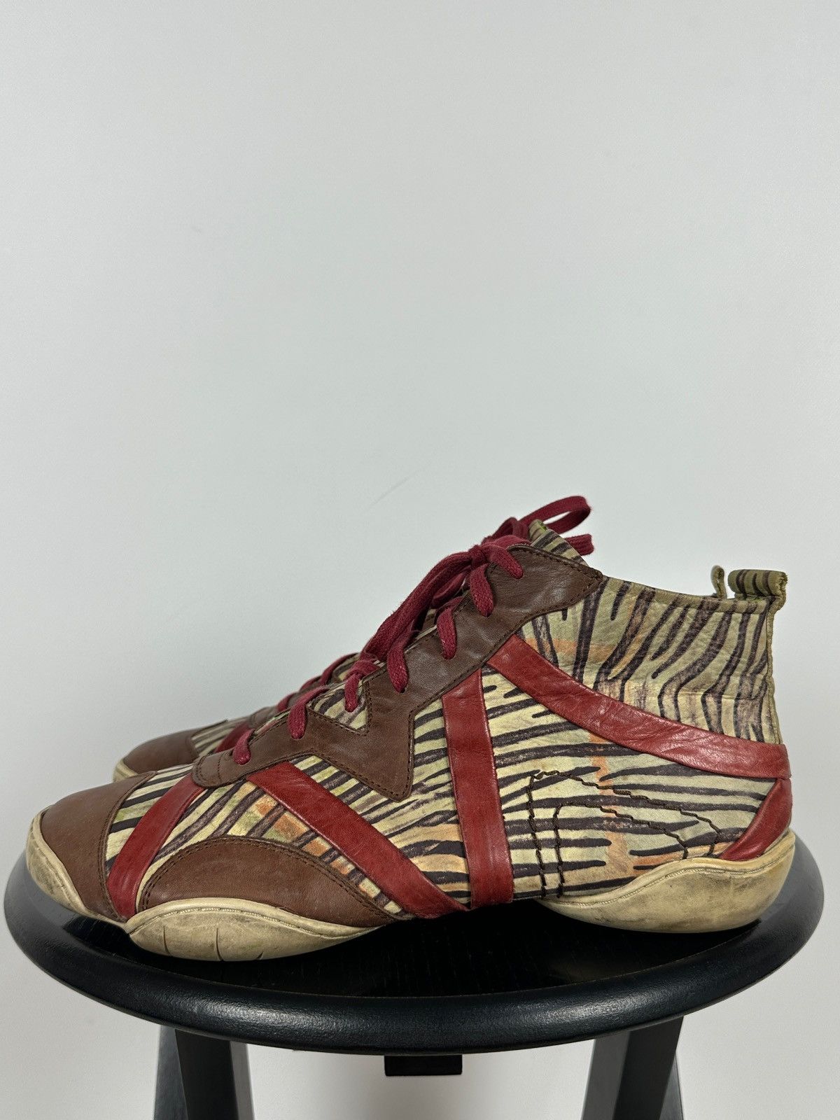 Marithe + Francois Girbaud 00s Vintage Marithé + François Girbaud High Top Sneakers Size US 7 / EU 40 - 4 Thumbnail