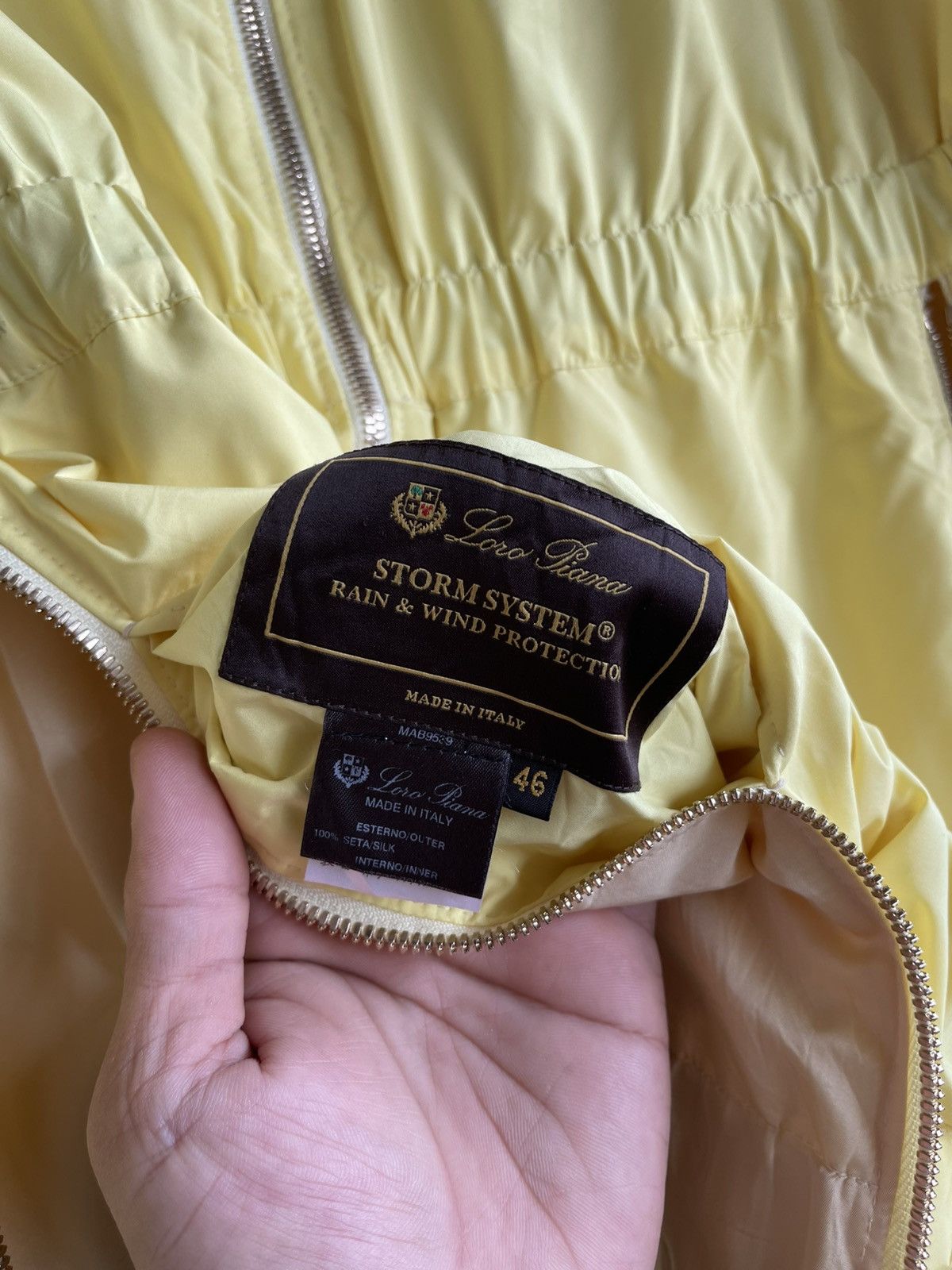 Loro Piana 🔥LORO PIANA🔥RAIN&WIND PROTECTION 100%silk 2 in 1 Idar Jacket Size L / US 10 / IT 46 - 20 Thumbnail