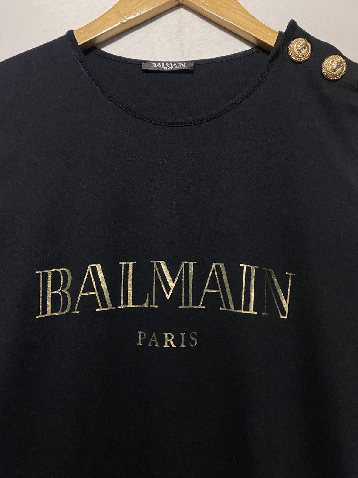 Balmain Balmain iconic gold logo lion button sleeveless tanktop Size S / US 4 / IT 40 - 3 Thumbnail