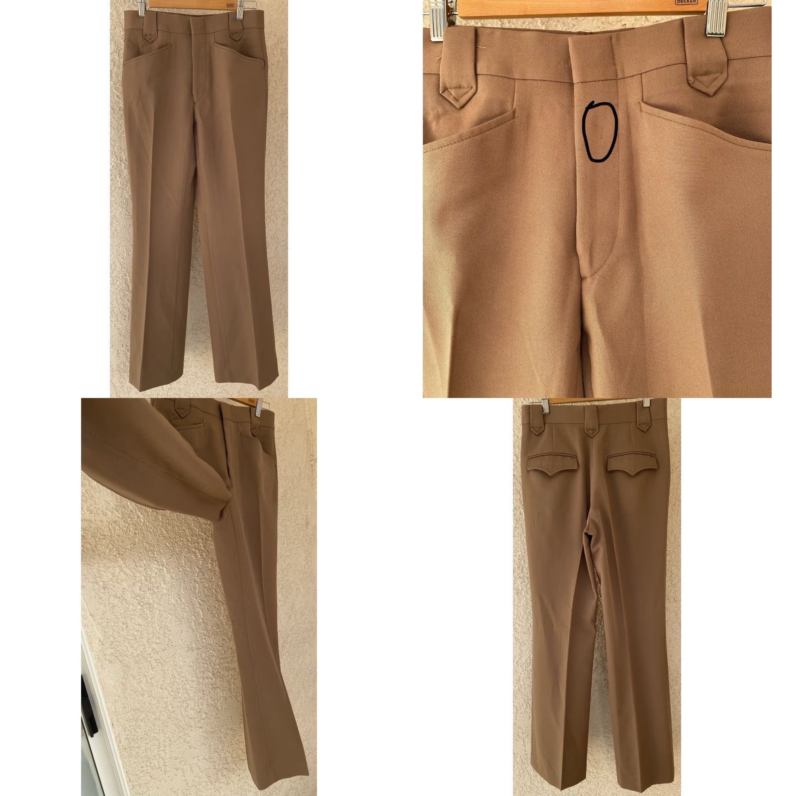 Vintage VINTAGE Kenny Rogers Circle S Western Pants Made In USA beige 30 x 33 3/8 Cowboy Core Rockabilly Mens Size US 30 / EU 46 - 8 Thumbnail