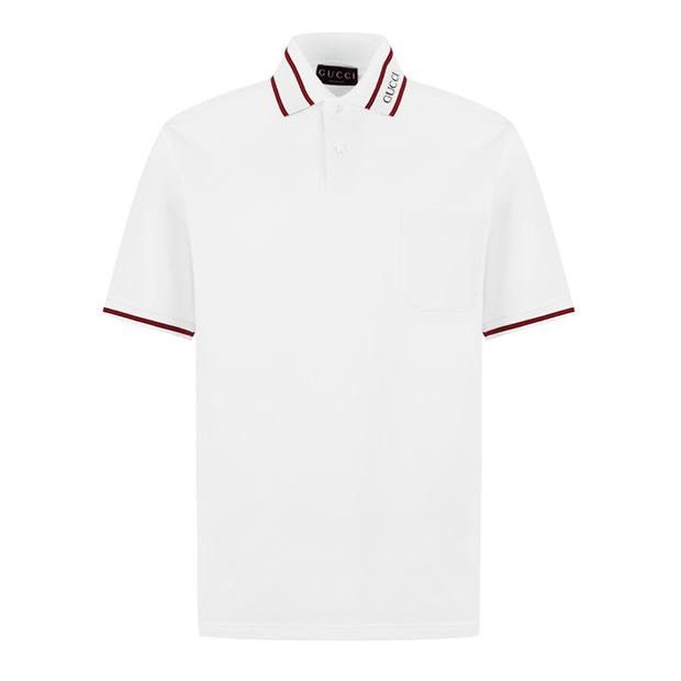 Gucci GUCCI Cotton Piquet Polo Shirt Size US M / EU 48-50 / 2 - 1 Thumbnail