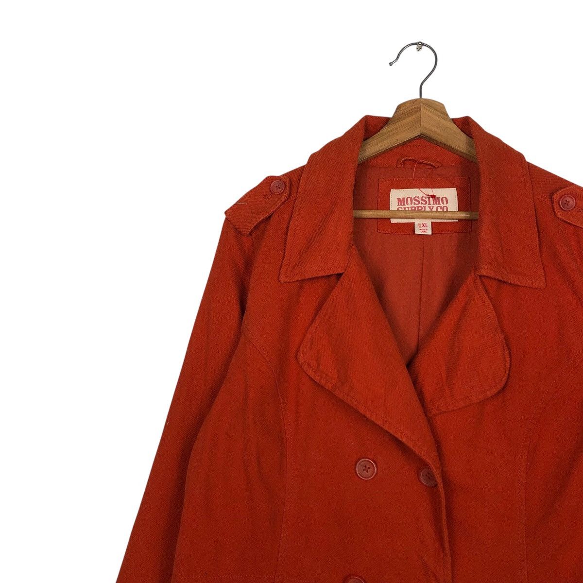 Japanese Brand × Mossimo 📌Rich Red Mossimo Supply Co Bomber Jacket Double Breast Size US XL / EU 56 / 4 - 8 Thumbnail